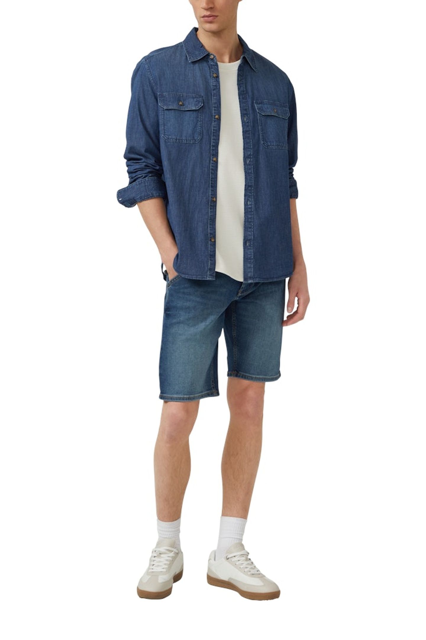 S.OLIVER JEANS SHORTS BLUE DENIM 2