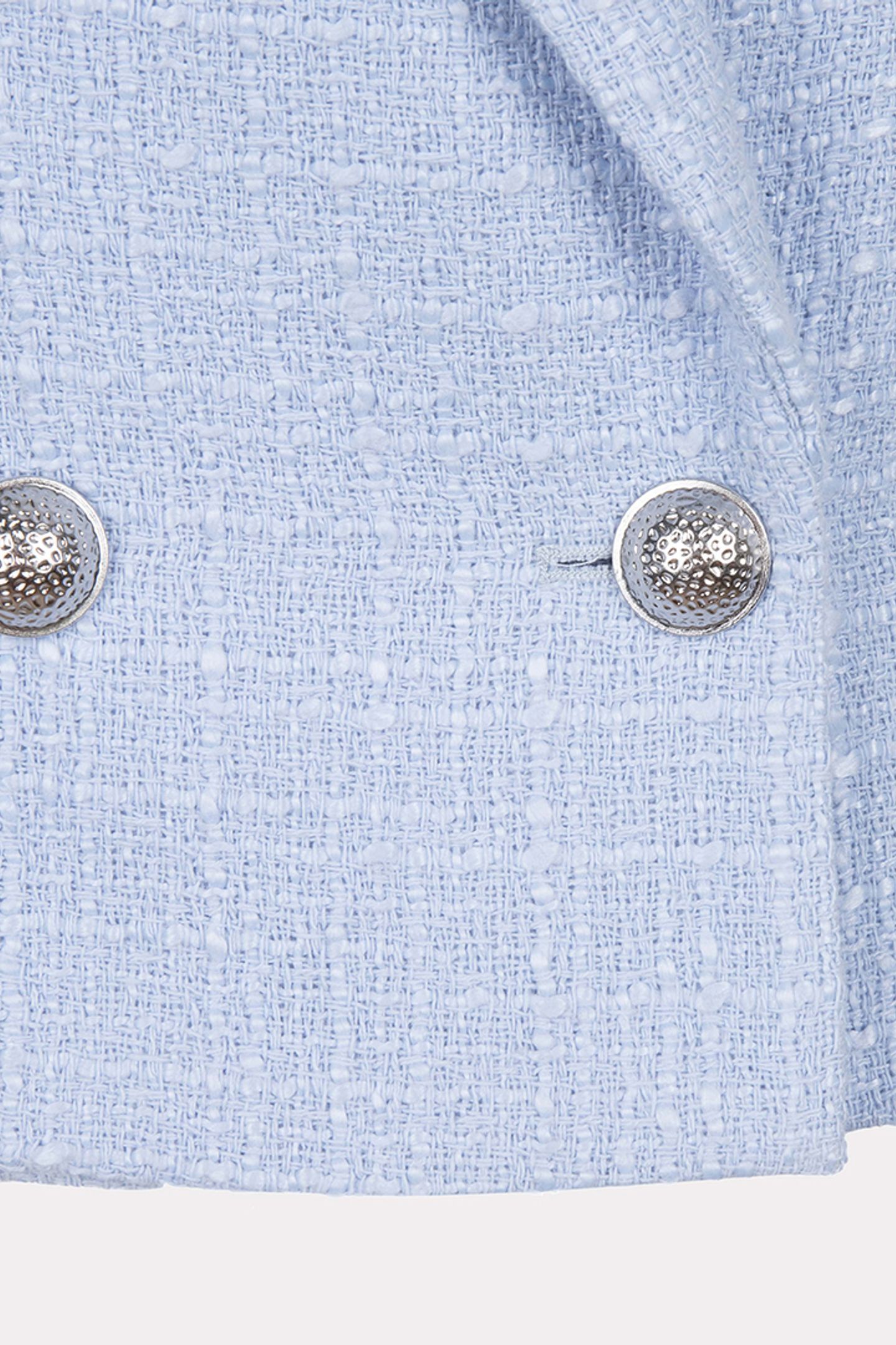 BLAZER DOUBLE BREASTED TWEED SKY BLUE 3