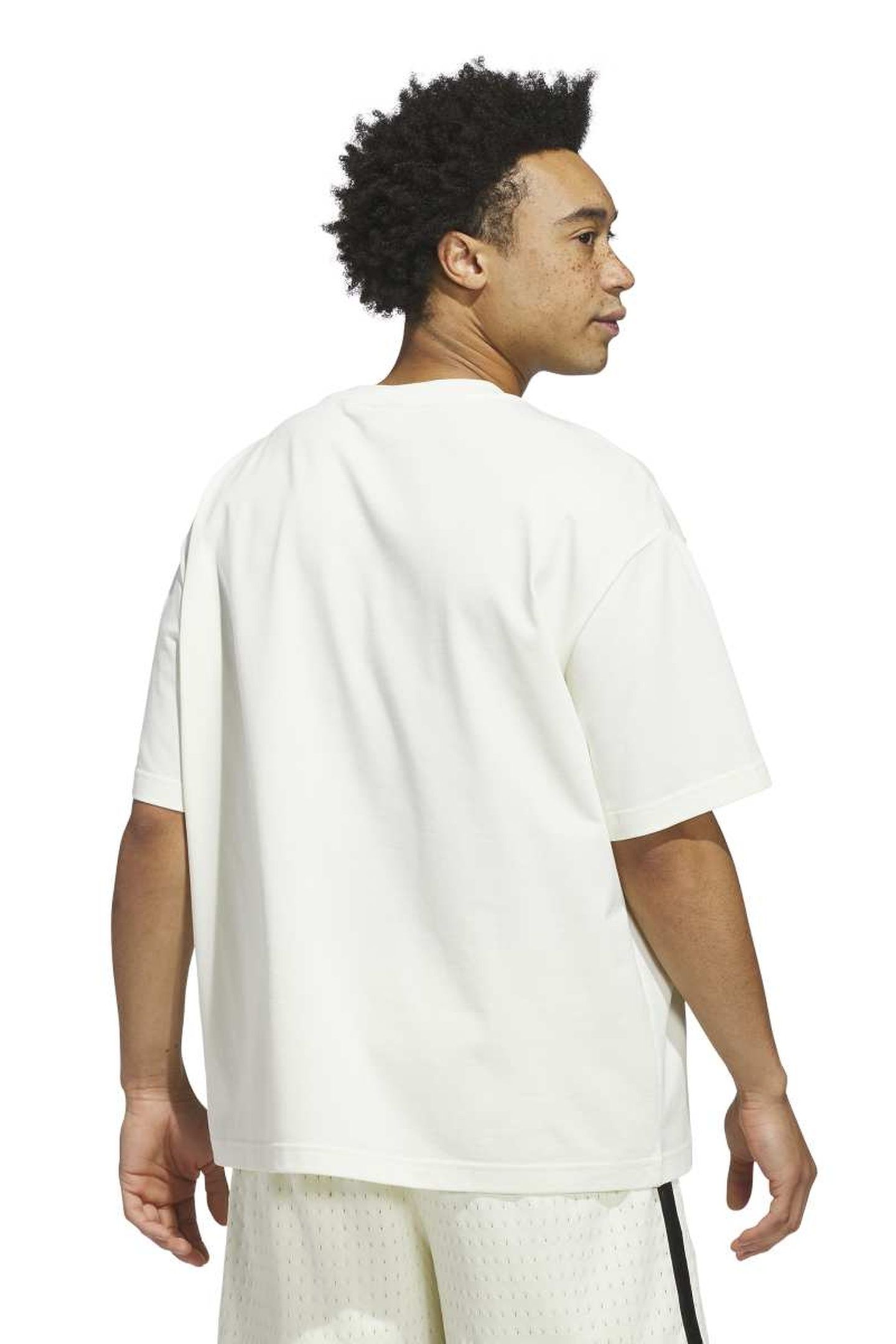 UNISEX ORIGINALS ORIGINALS BASKETBALL COURTSIDE TEE IVORY 5