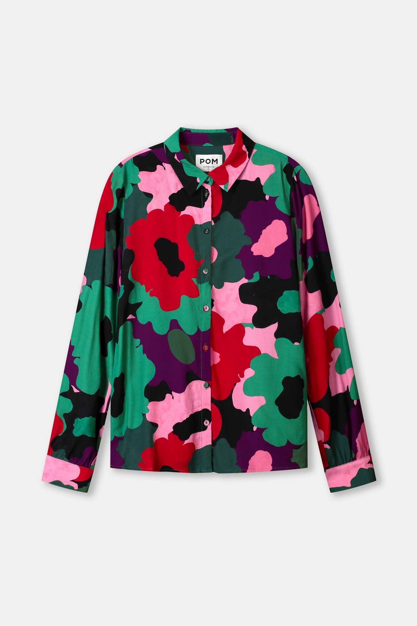 BLOUSE - MILA ABSTRACT FLOWER 6
