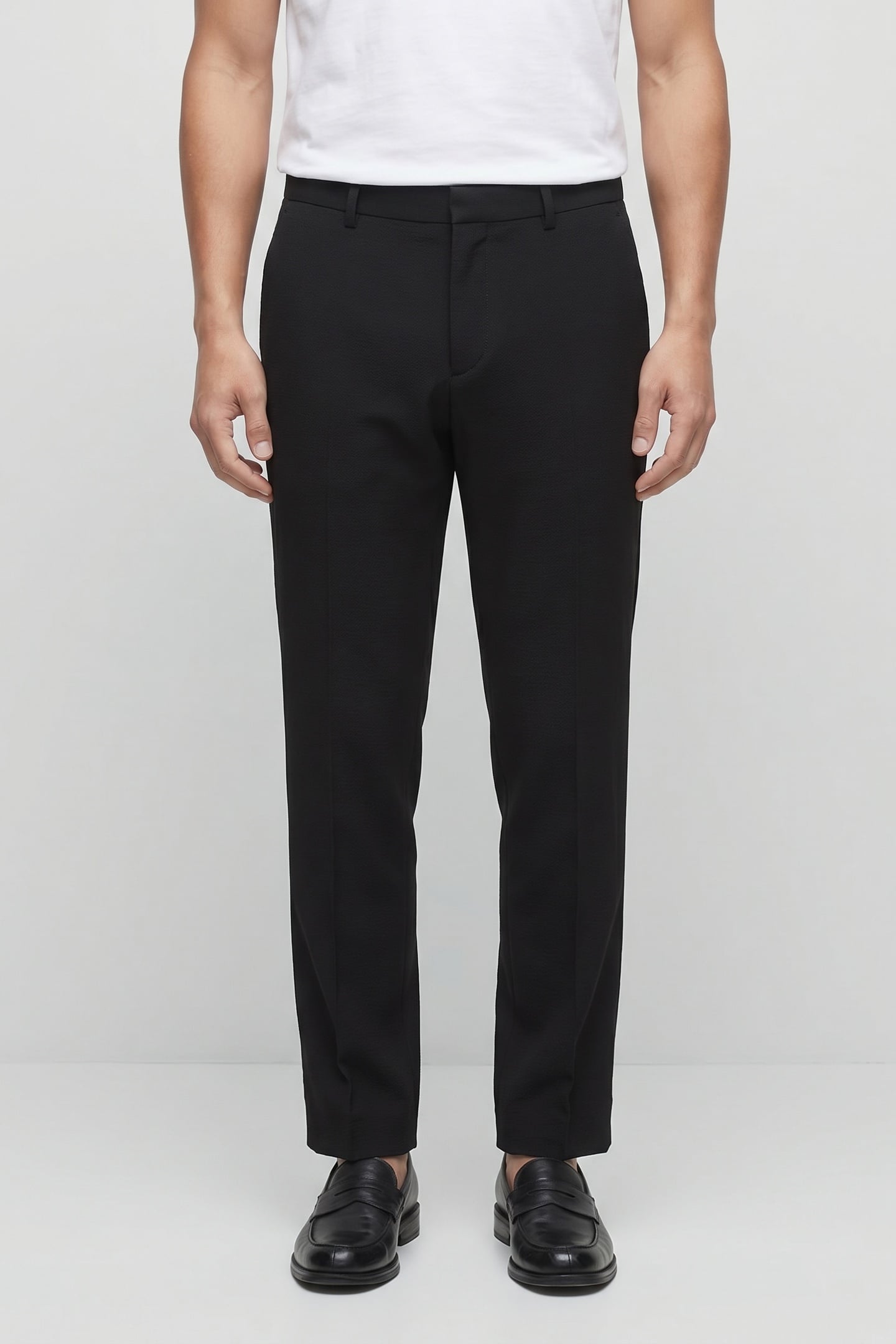 BLEECKER PANTS - BOOTCUT PANTS WITH SLIG BLACK 1