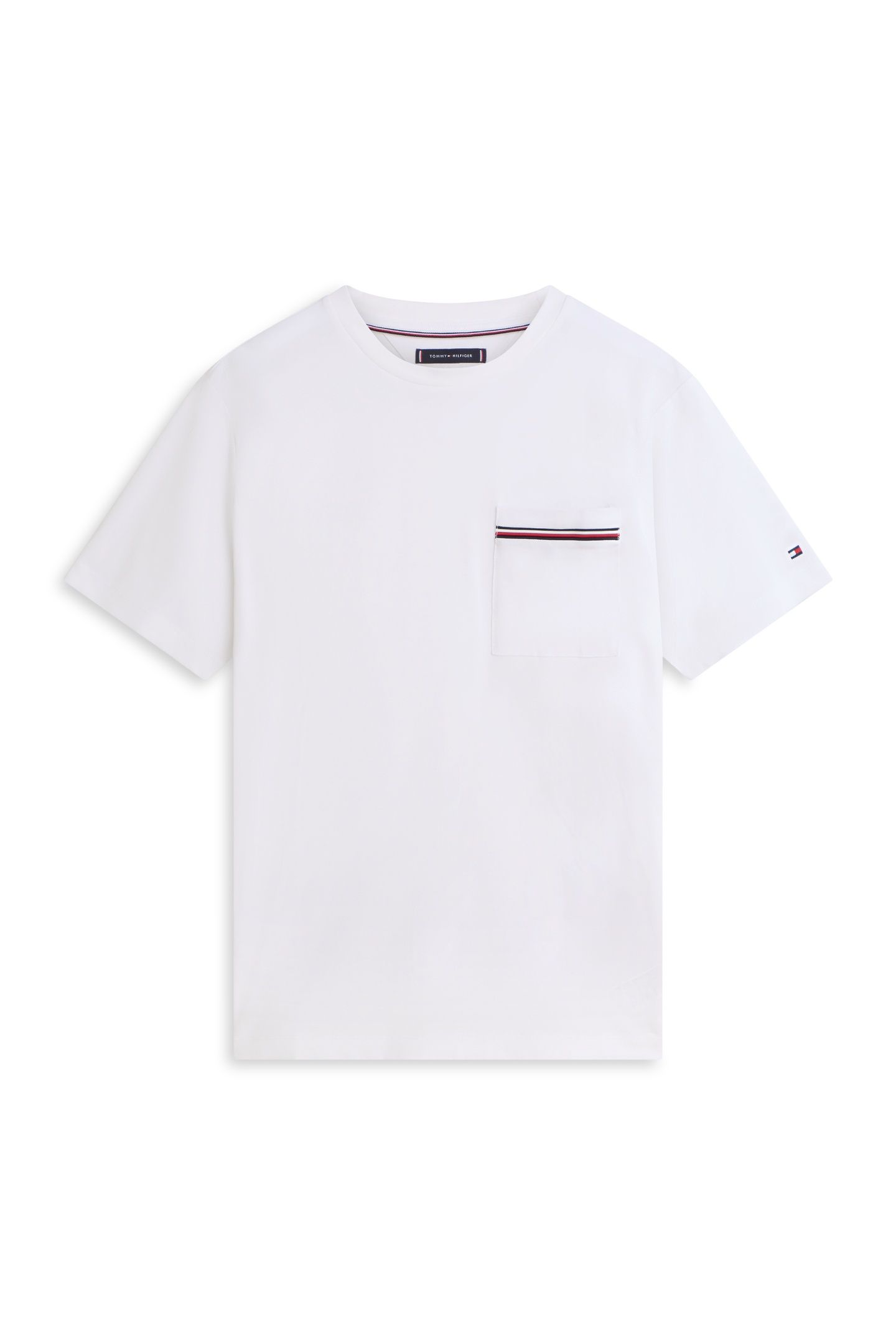 GLOBAL STRIPE PIQUE T-SHIRT WHITE 5