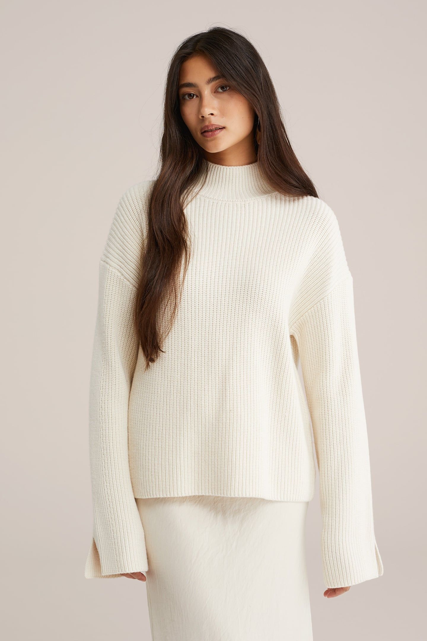 KNITTED PULLOVER OFF-WHITE 2