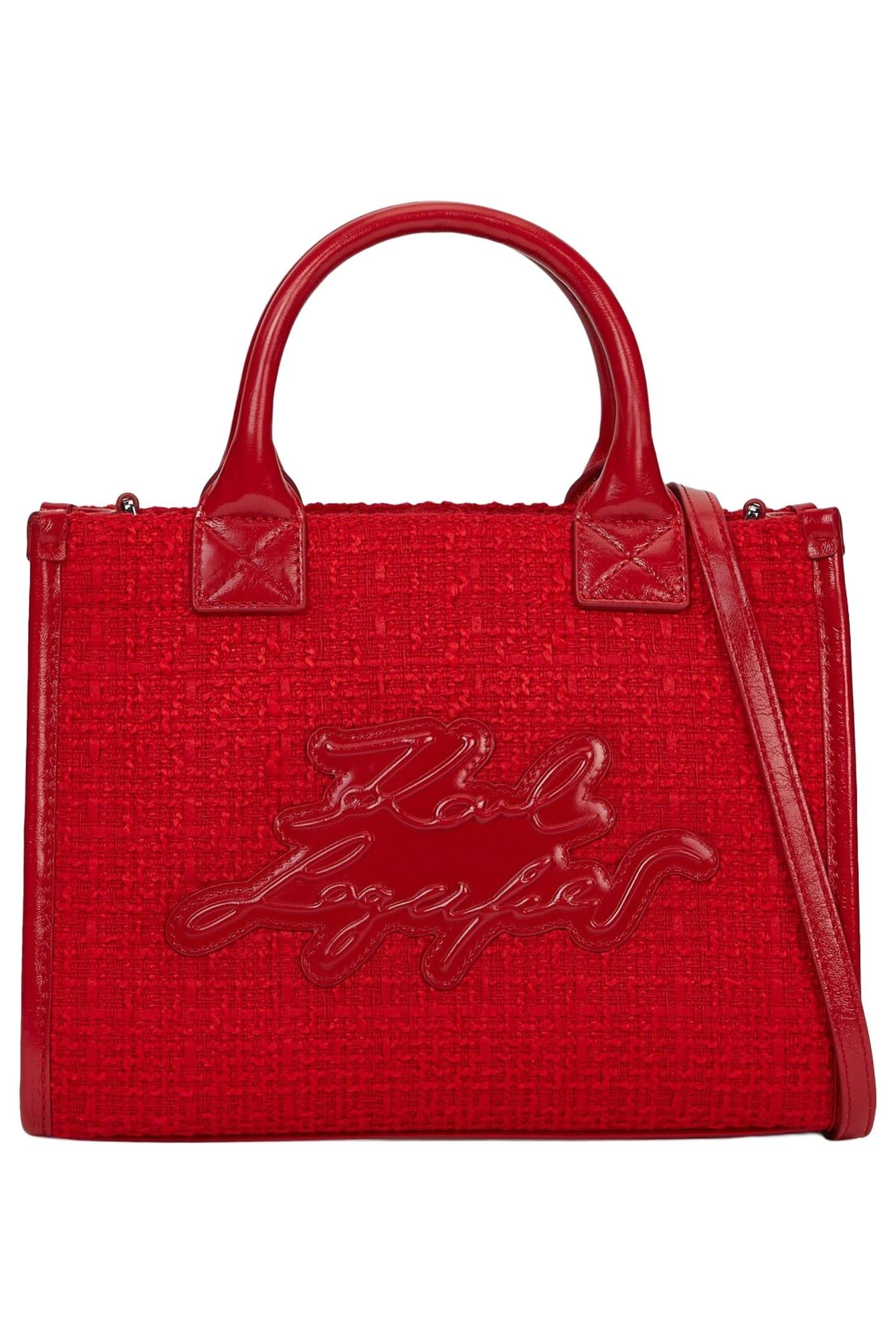 K/SHOPPER TEXT SMALL TOTE KLASSIC RED 1