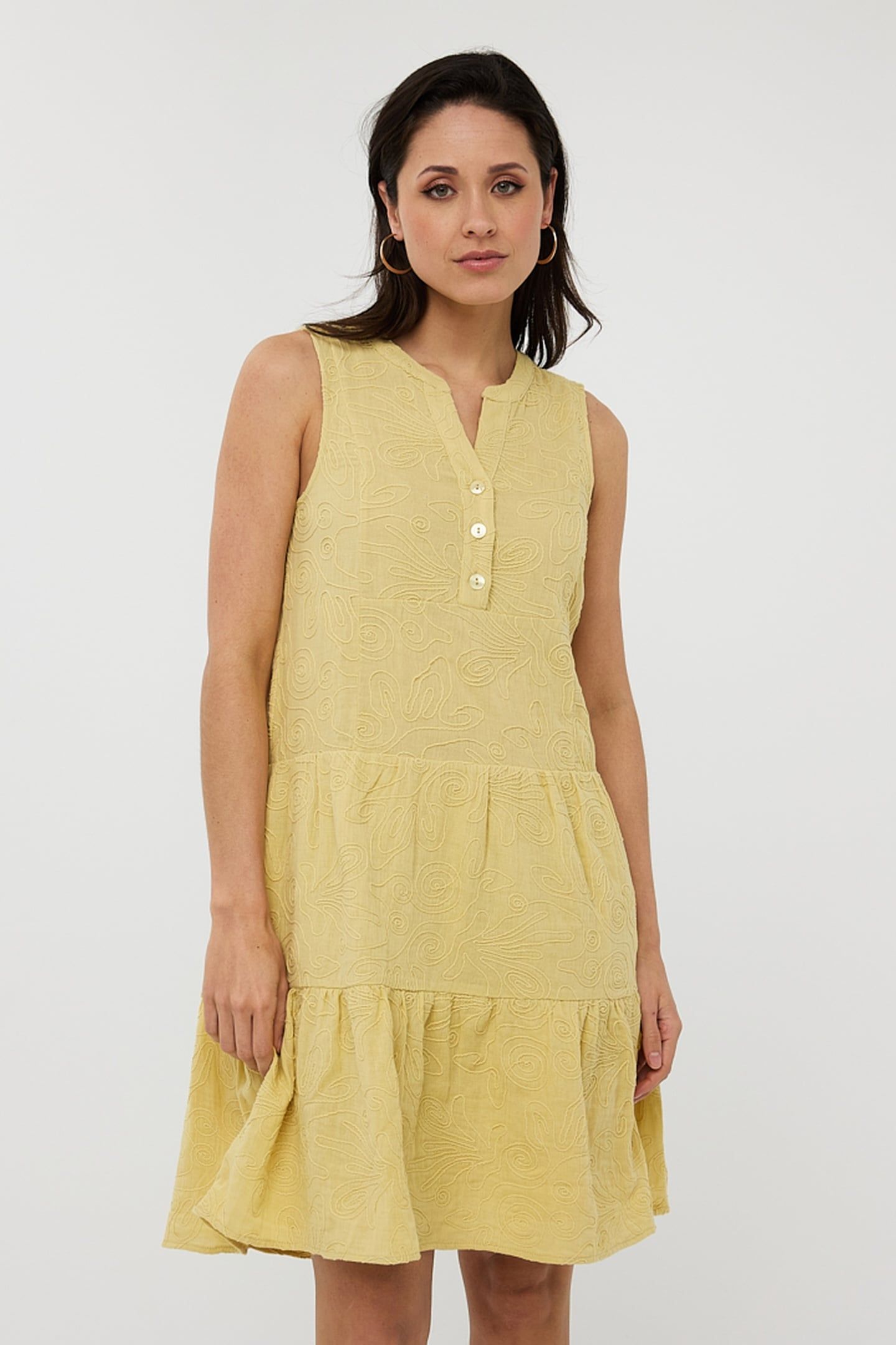 DRESS 3D EMBROIDERY LEMON PIE 1