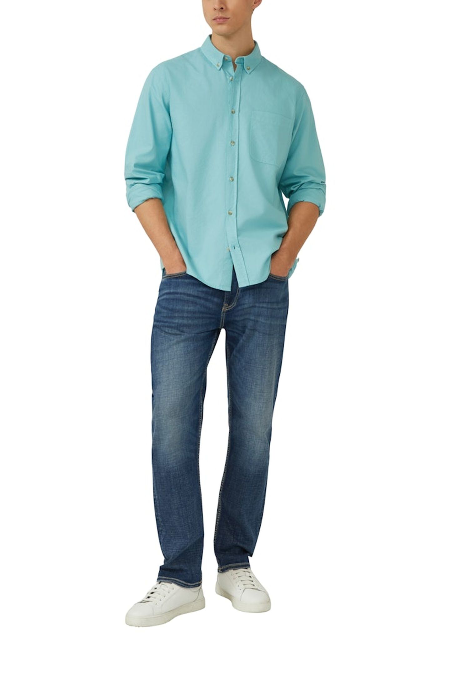 S.OLIVER SHIRTS BLUE AQUA 4