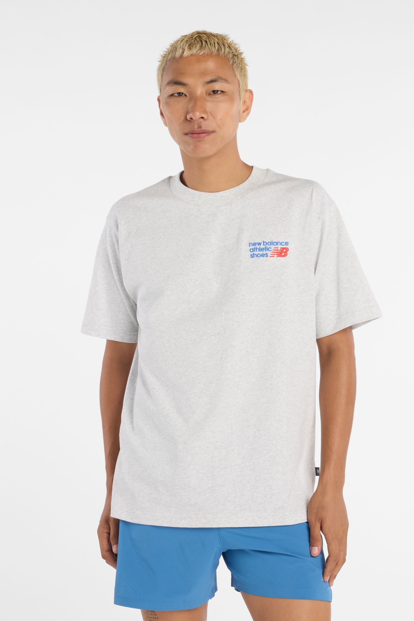 ATHLETICS PREMIUM LOGO T-SHIRT ASHHEATH 1