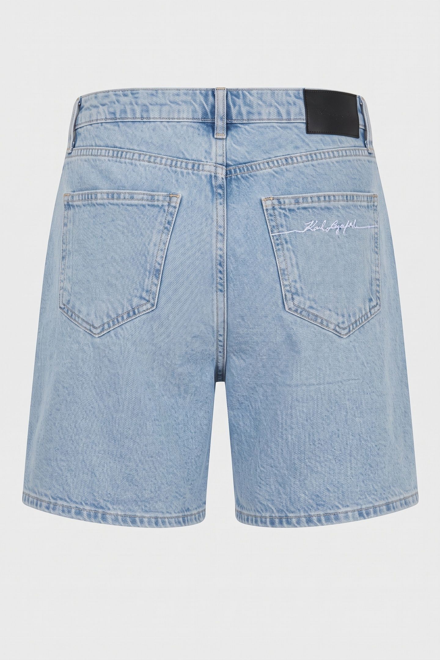LINE SIGNATURE DENIM SHORTS LIGHT BLUE 3