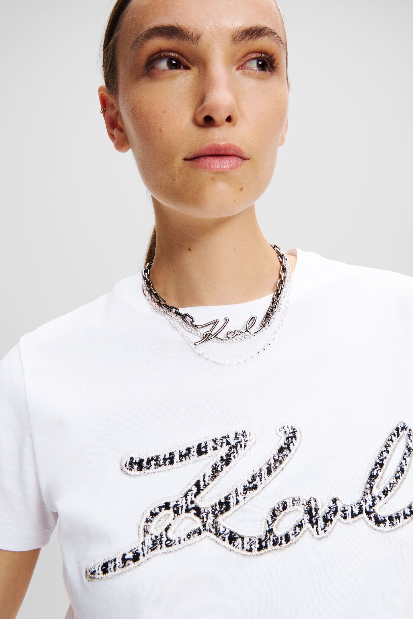 BOUCLE KARL SIGNATURE T-SHIRT WHITE 5