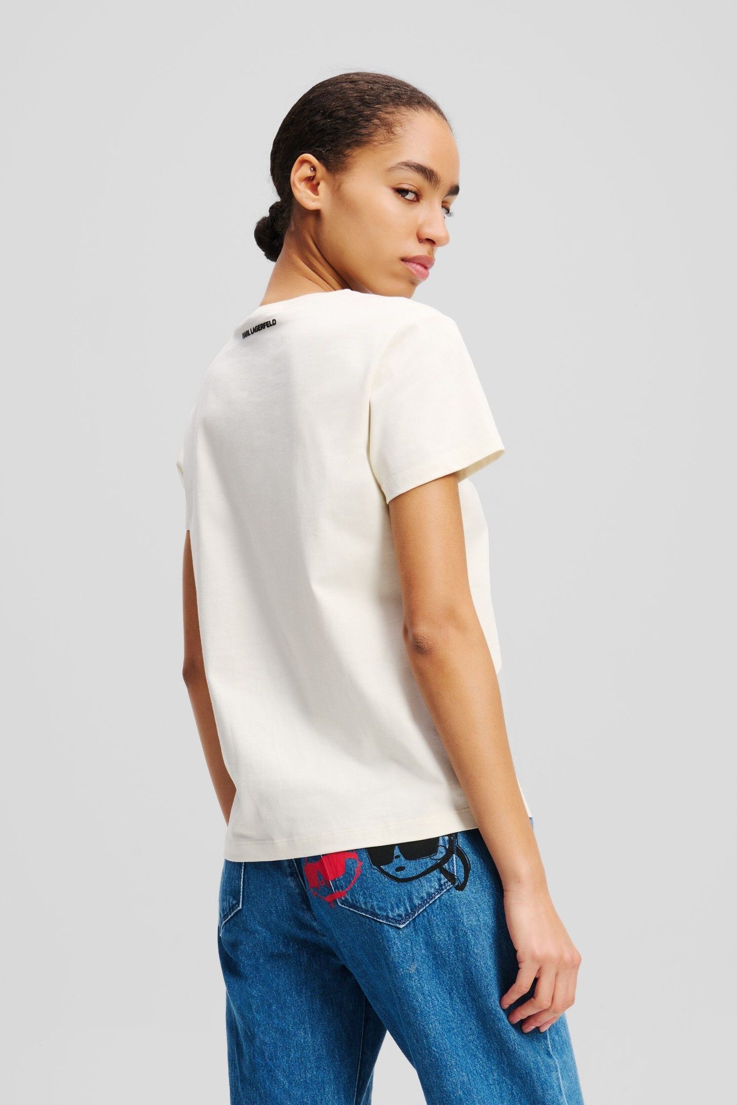 IKON COLOUR REGULAR T-SHIRT CANNOLI CREAM 4