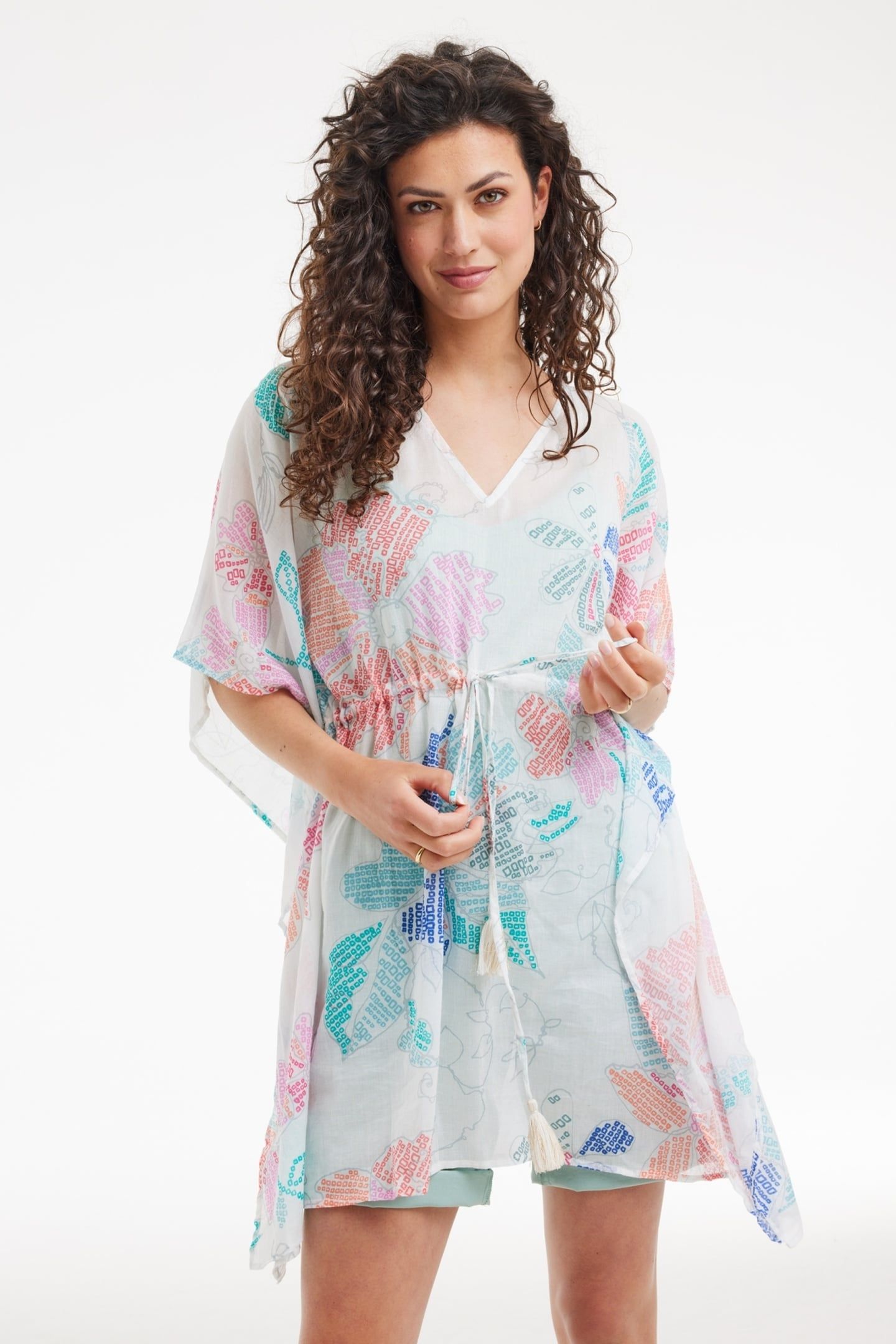 KAFTAN LAGOON OFFWHITE BITMAP PRINT 1