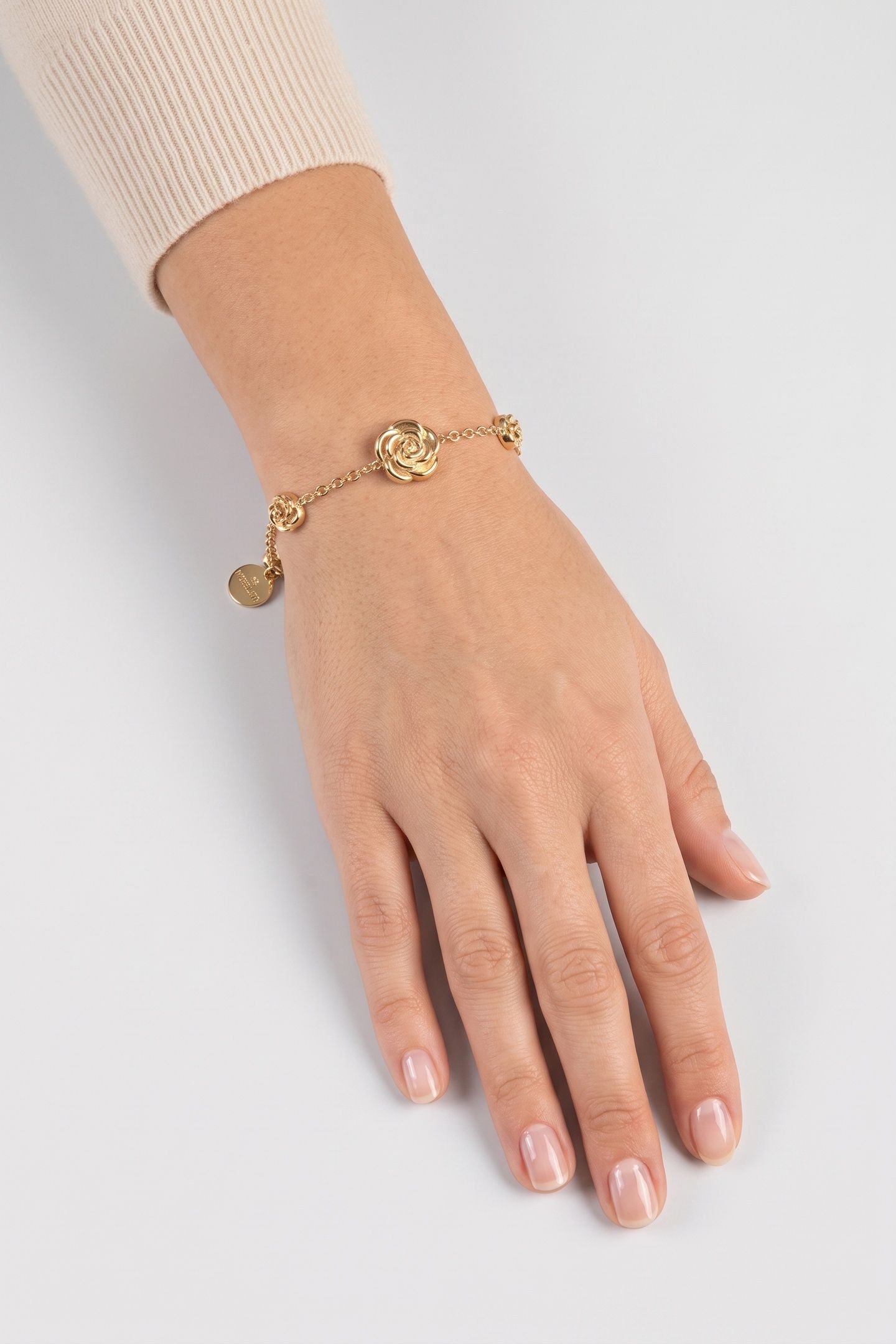 VELVET ROSE ARMBAND GOLD 1