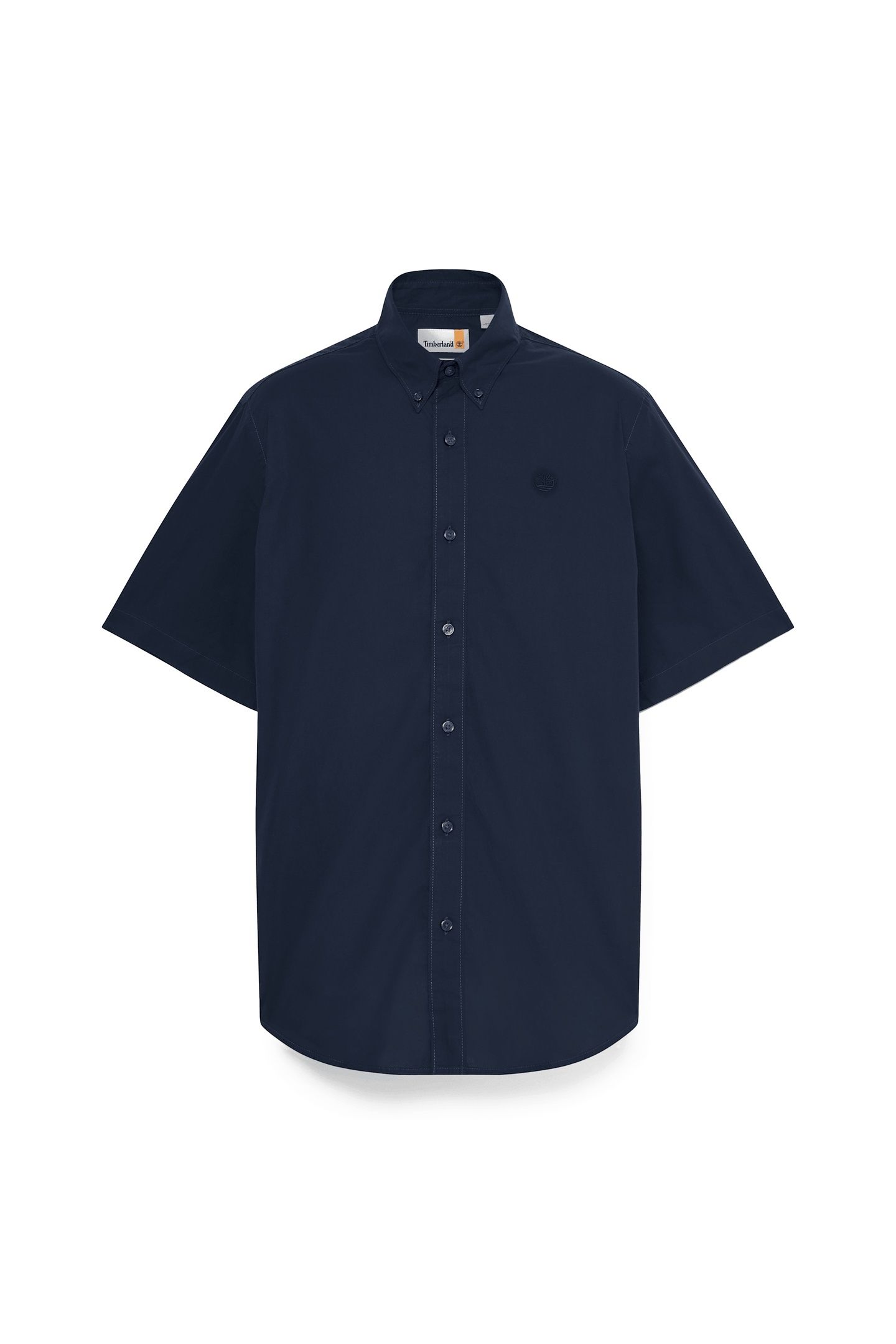SHORT SLEEVE STRETCH POPLIN SHIRT NAVY 4
