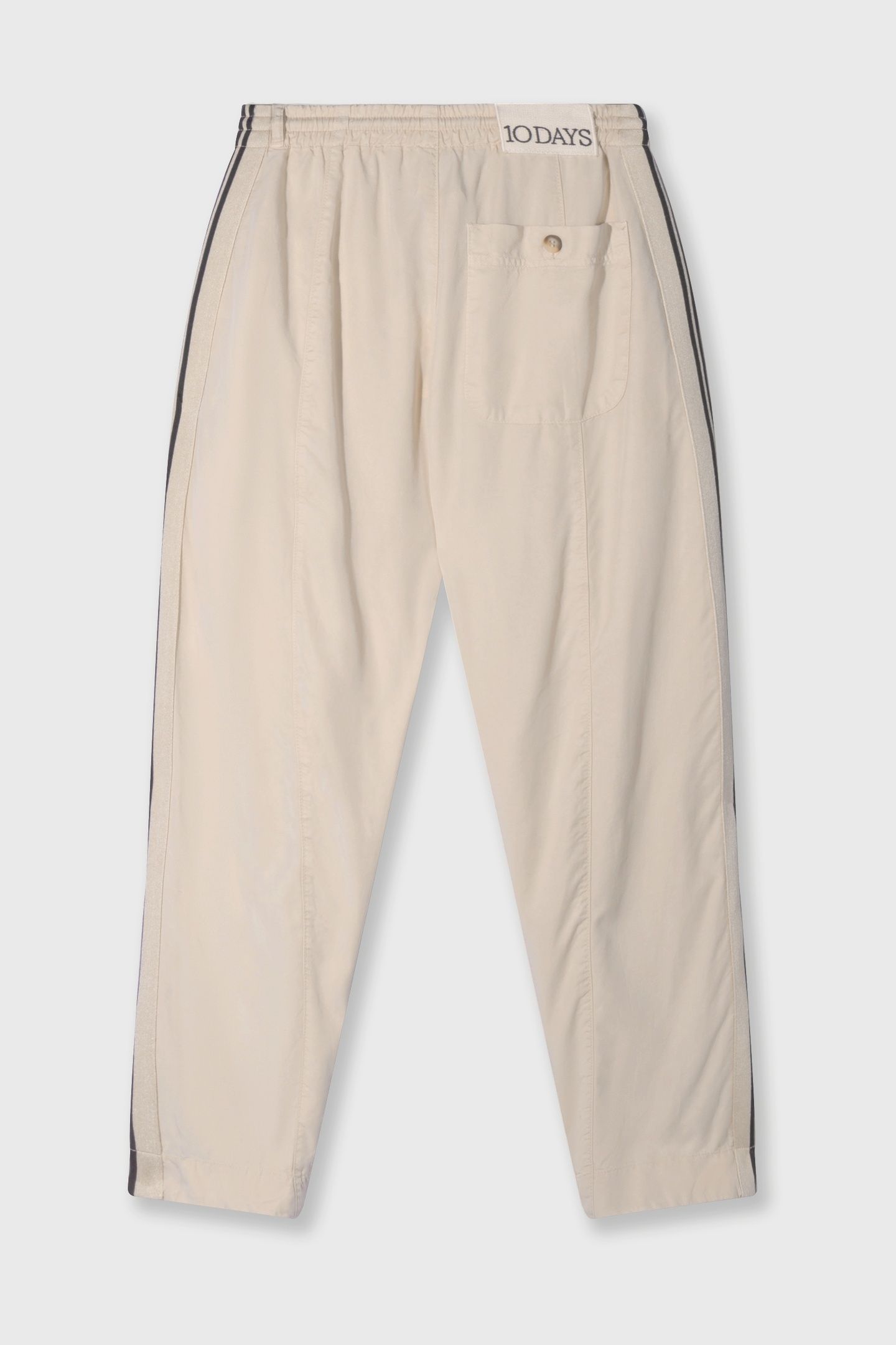 WIDE TAPERED PANTS TENCEL LIGHT EARTH 5