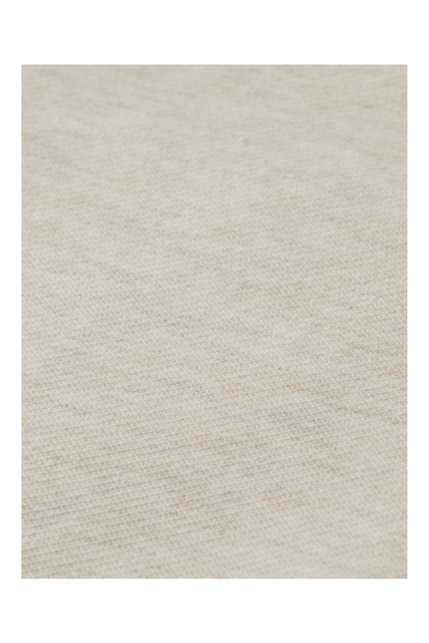 MOTT - TAILORED KNITTED YARN DYED CHINO OFF WHITE MELANGE 7