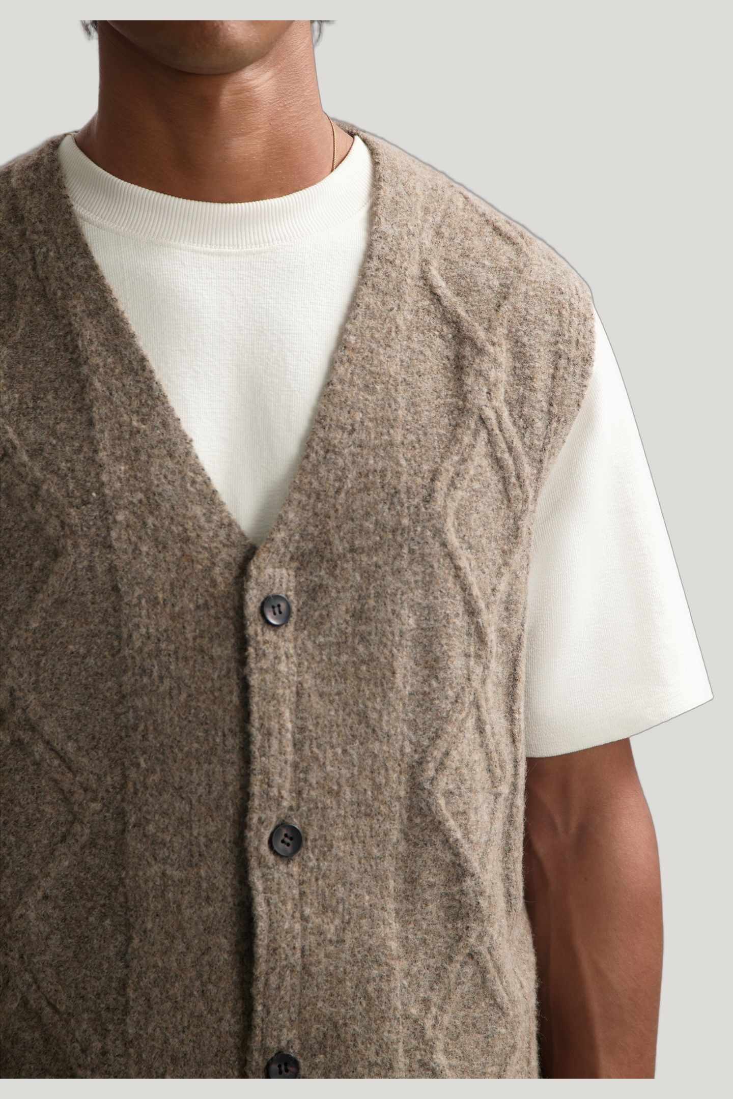 DS_HUGIN SLEEVELESS VEST DK. BROWN 5
