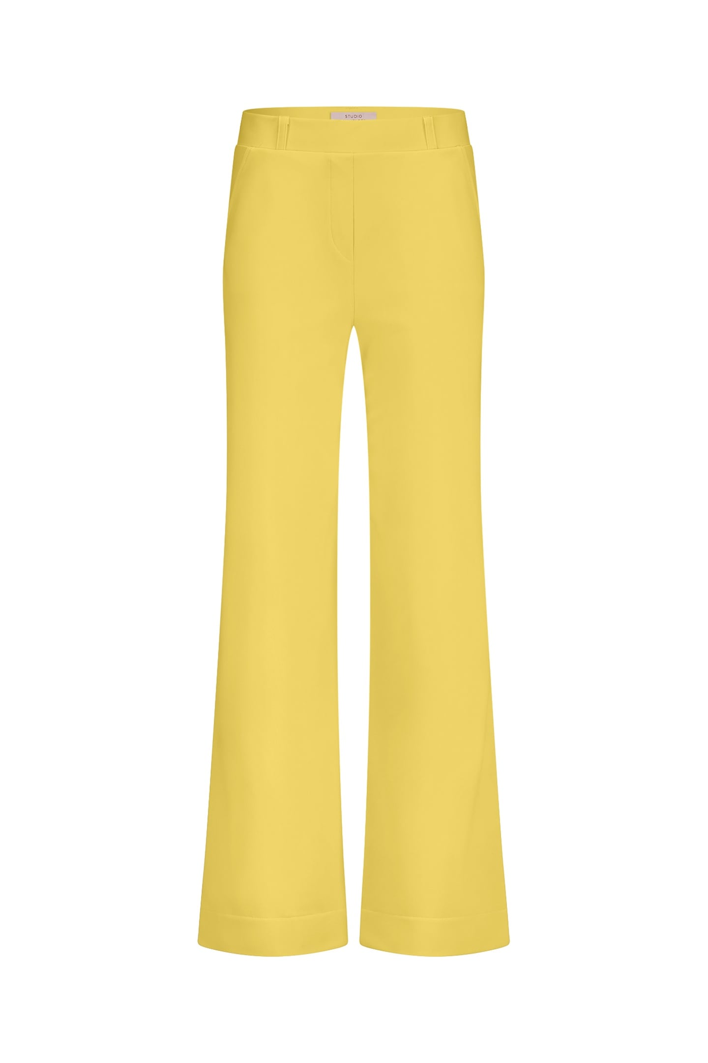 LEXIE LONG BONDED TROUSERS GOLDEN YELLOW 4