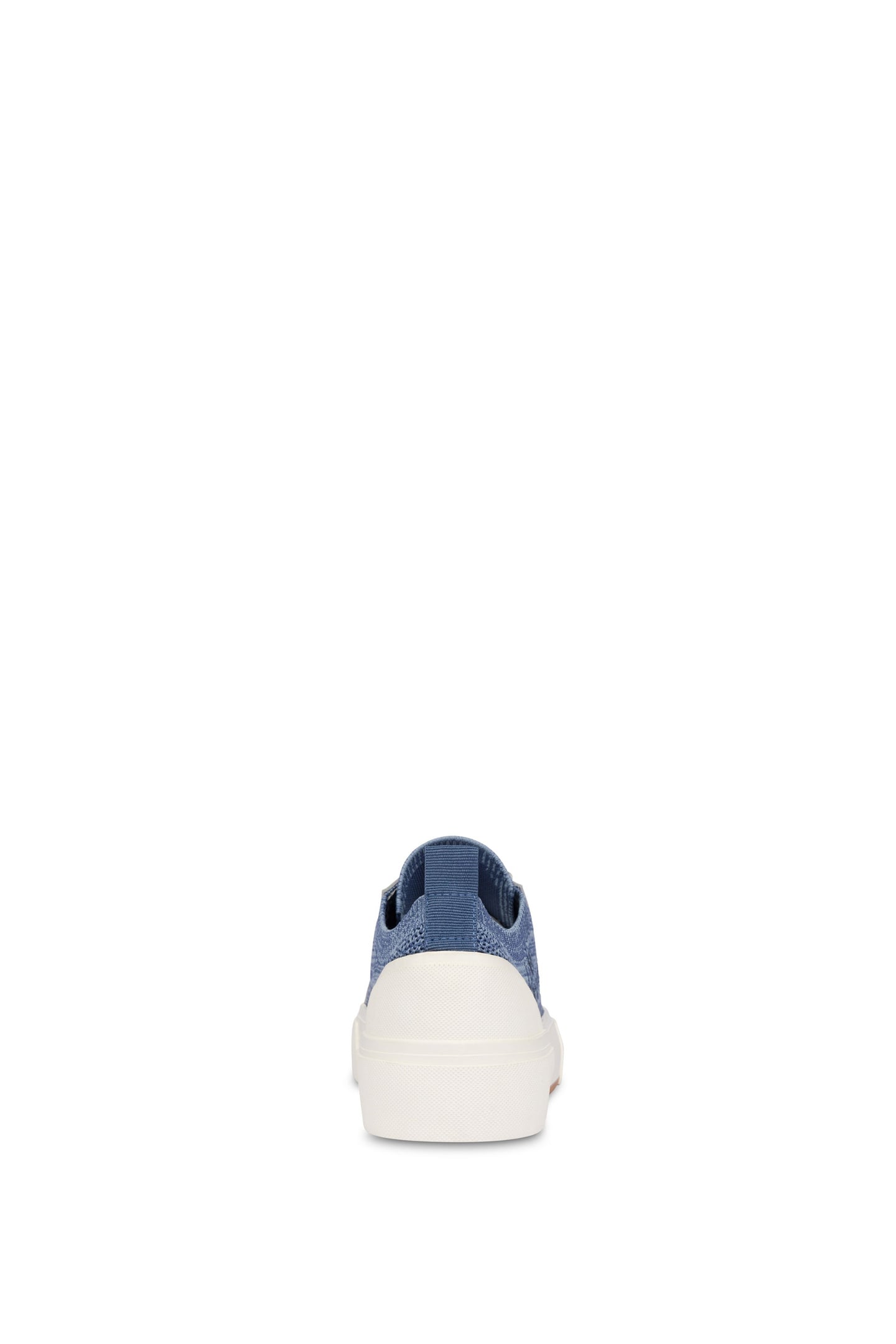 SNEAKERS IN STOCKING AND CALFSKIN BLUE 3