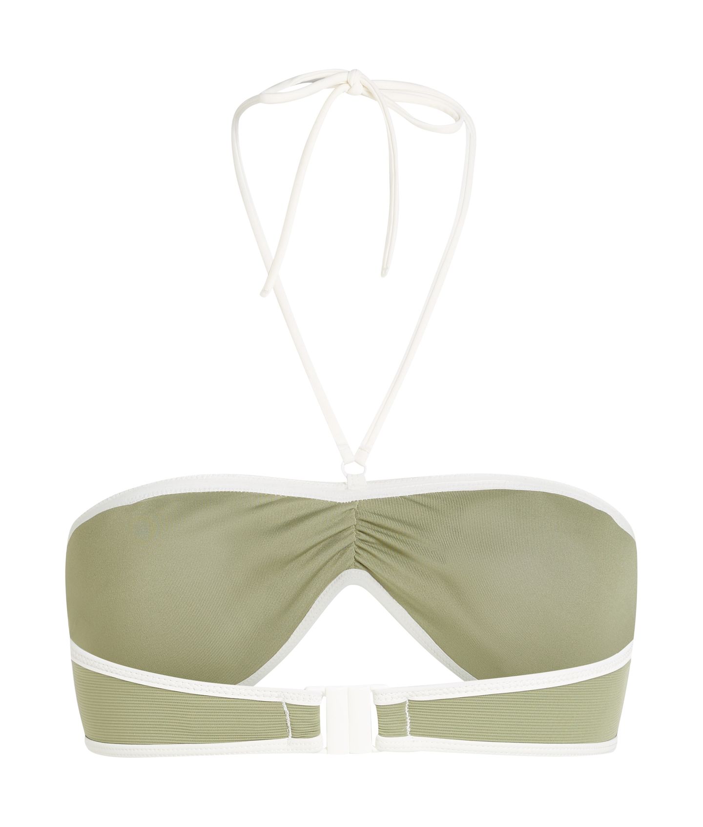 HOTEL KARL RIB HALTER BANDEAU OIL GREEN 5