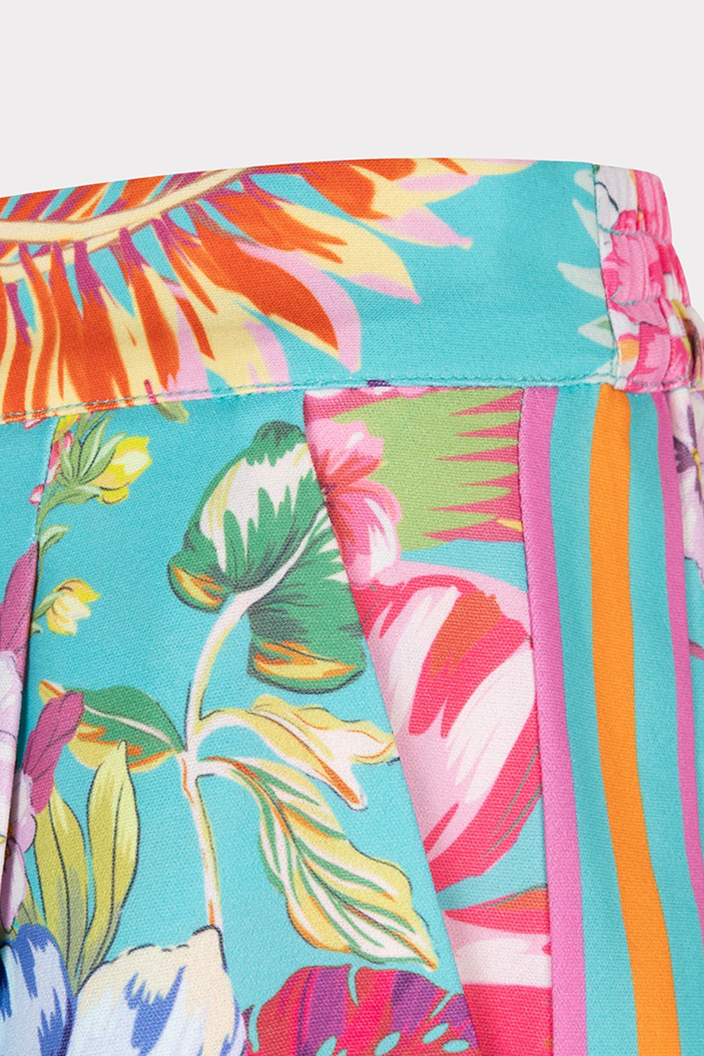 SHORTS LONG DISCO FLOWER PRINT 6