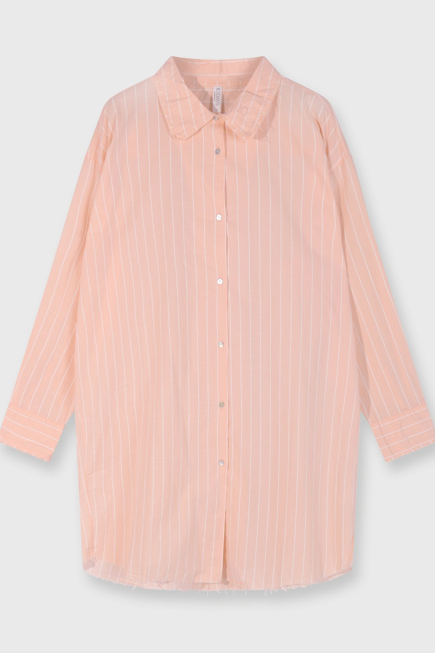 BLOUSE VOILE STRIPES PEACH 5