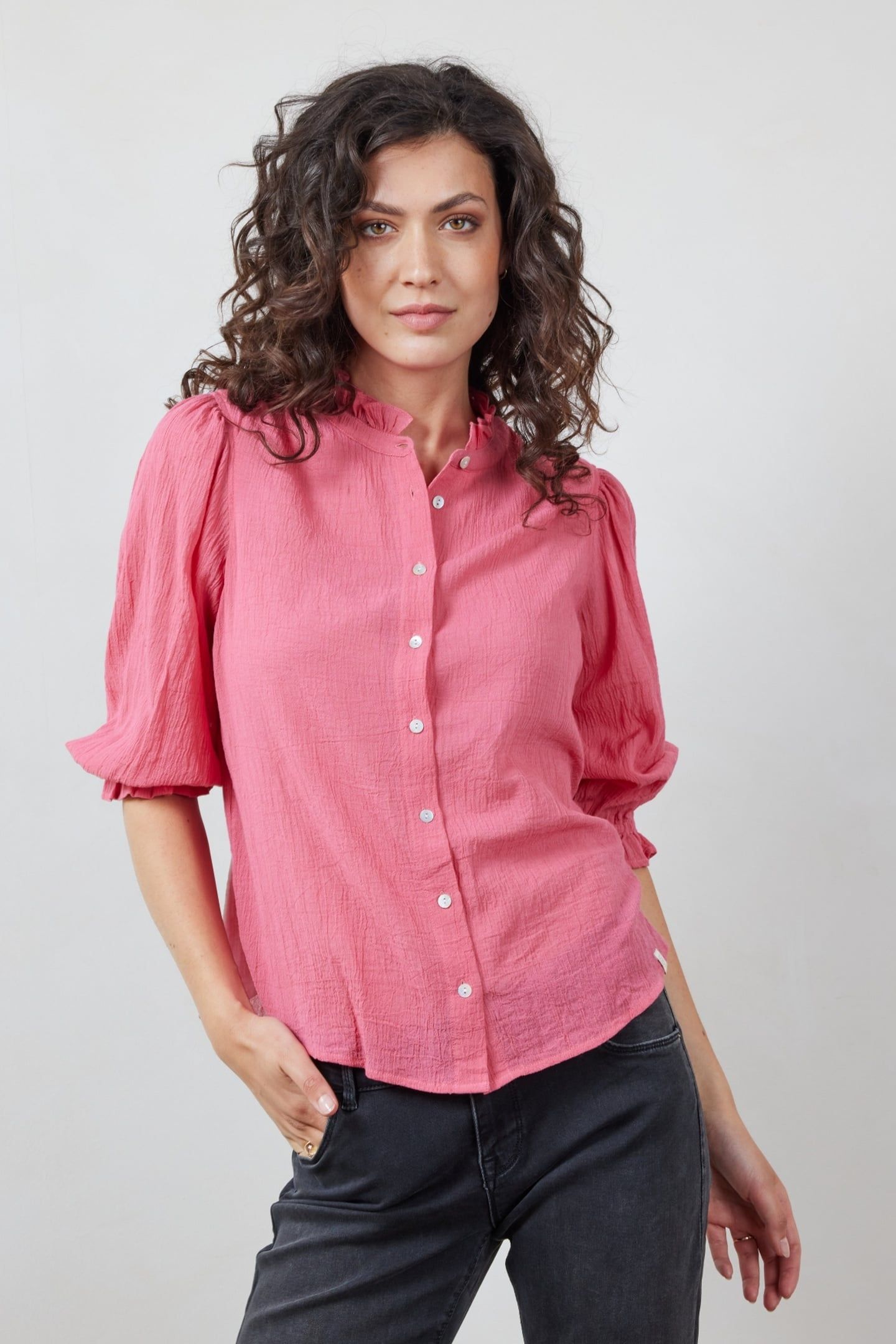 BLOUSE PARIS HOLLY BERRY ROSE 1