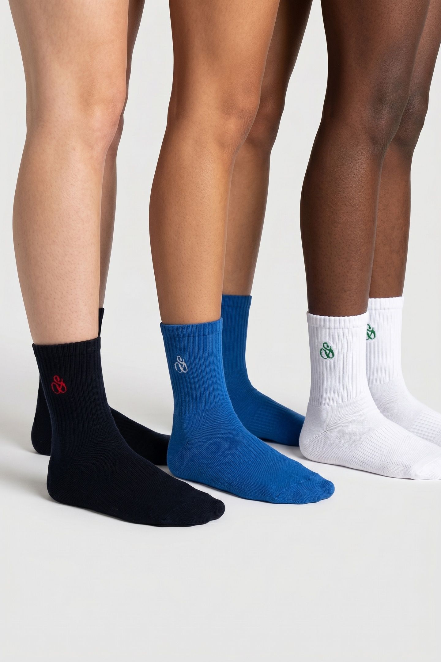BOY 3PK BOYS 1/2 TERRY CREW BLUE 4