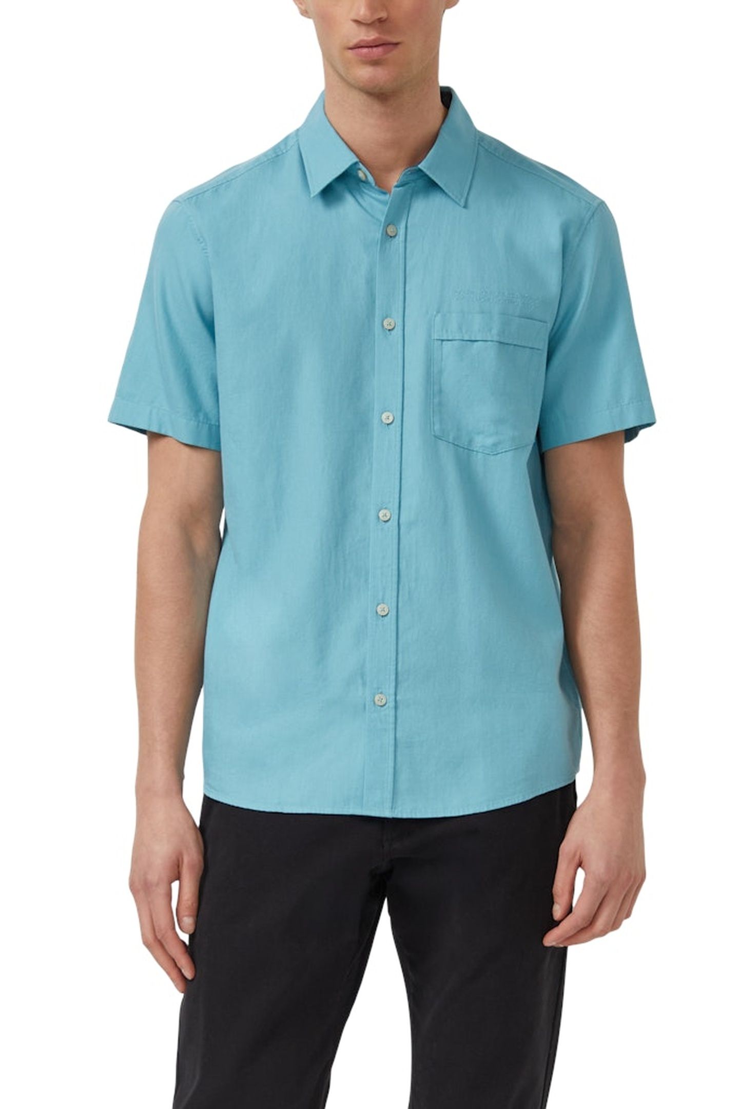 S.OLIVER SHIRTS BLUE AQUA 1