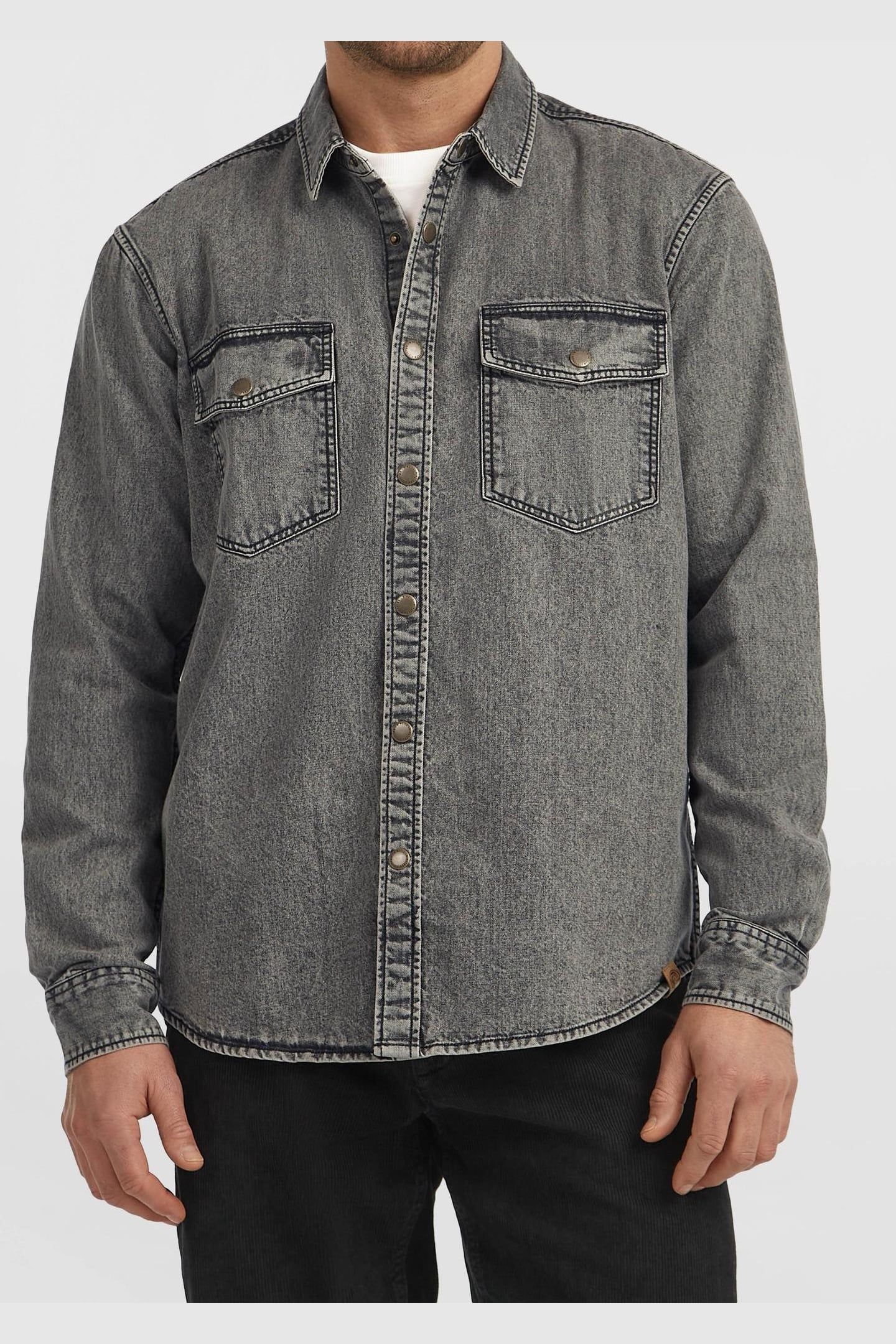 O'RIGINALS DENIM SHIRT BLACK OUT 2