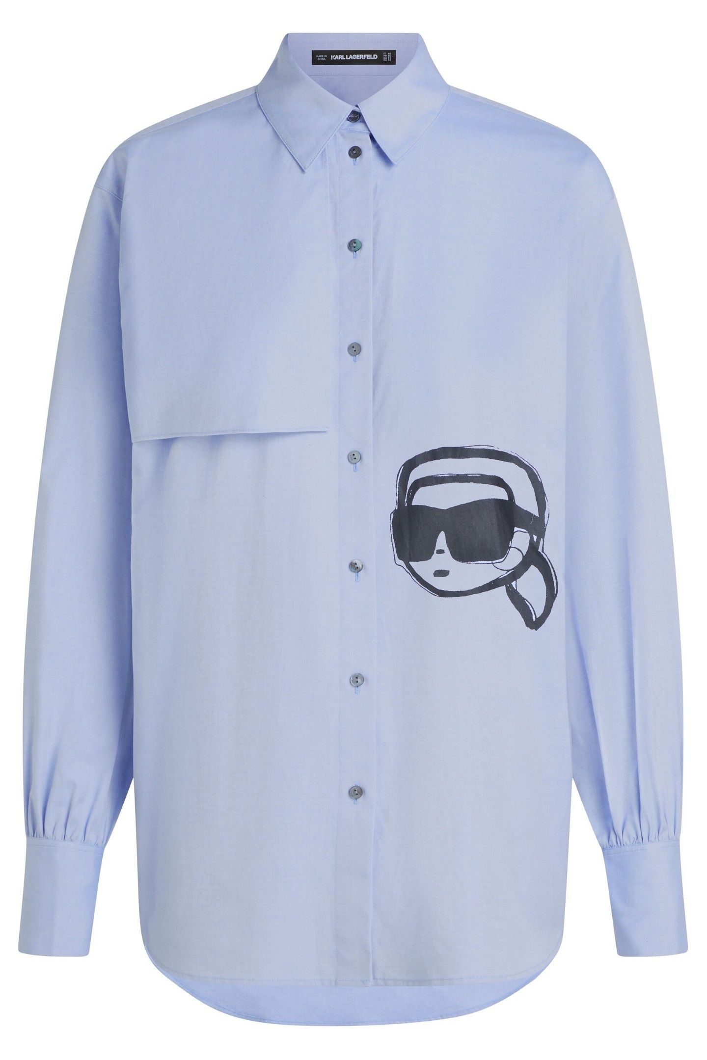 IKON KARL PRINT SHIRT KENTUCKY BLUE 5