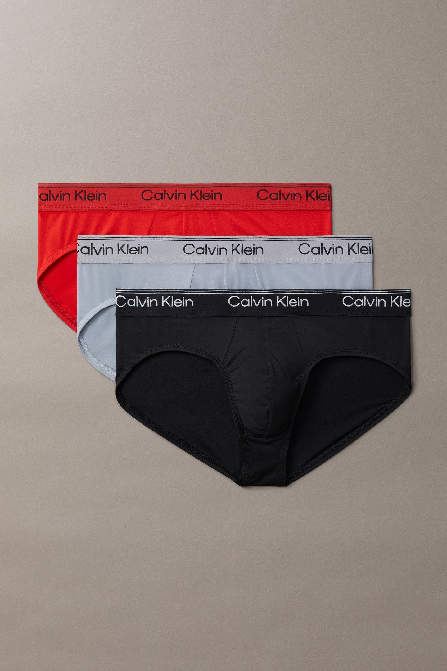 HIP BRIEF 3-PACK BLACK/SLEET/ADRENALINE RUSH 2