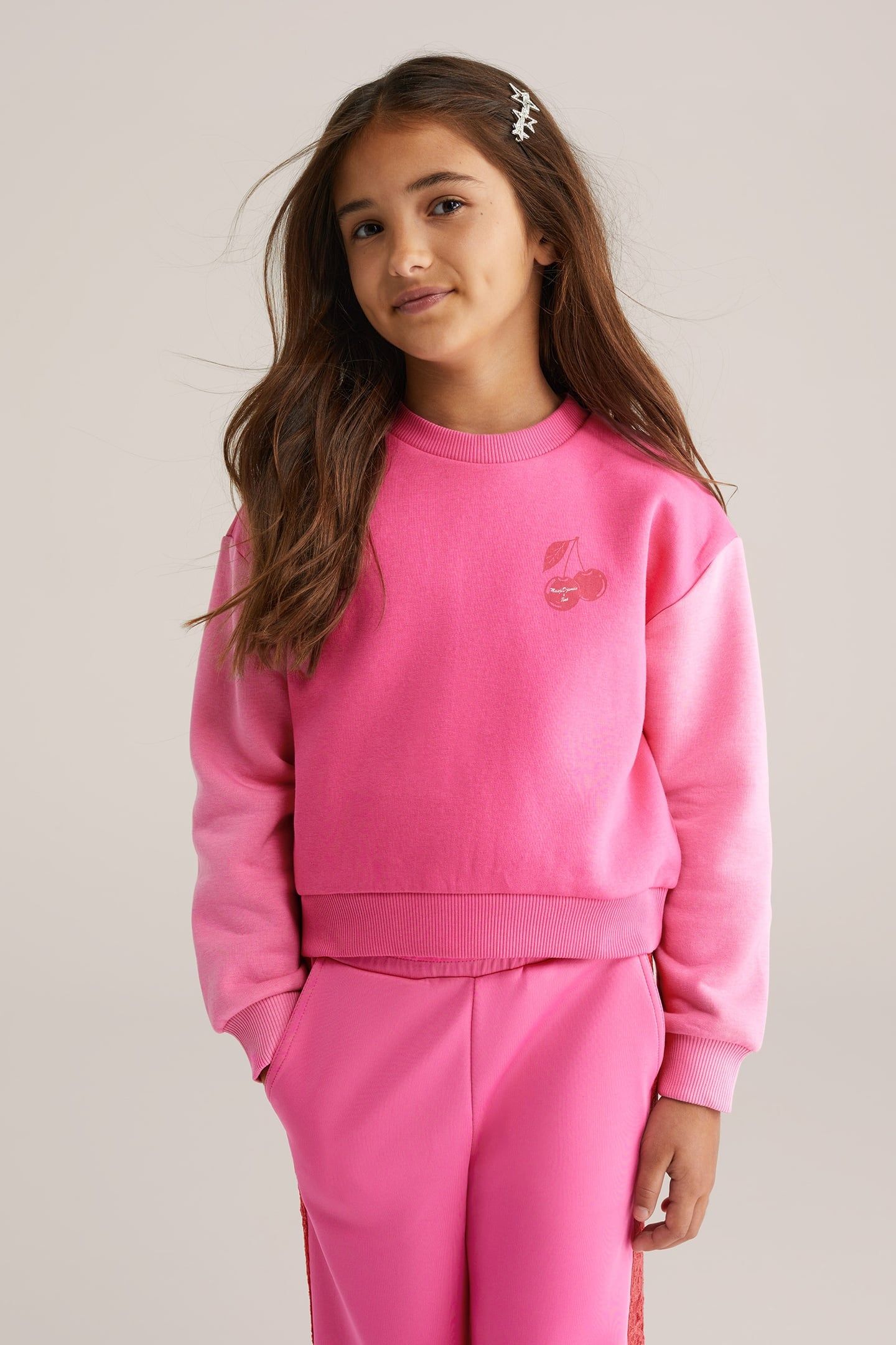 SWEATER BRIGHT PINK 1