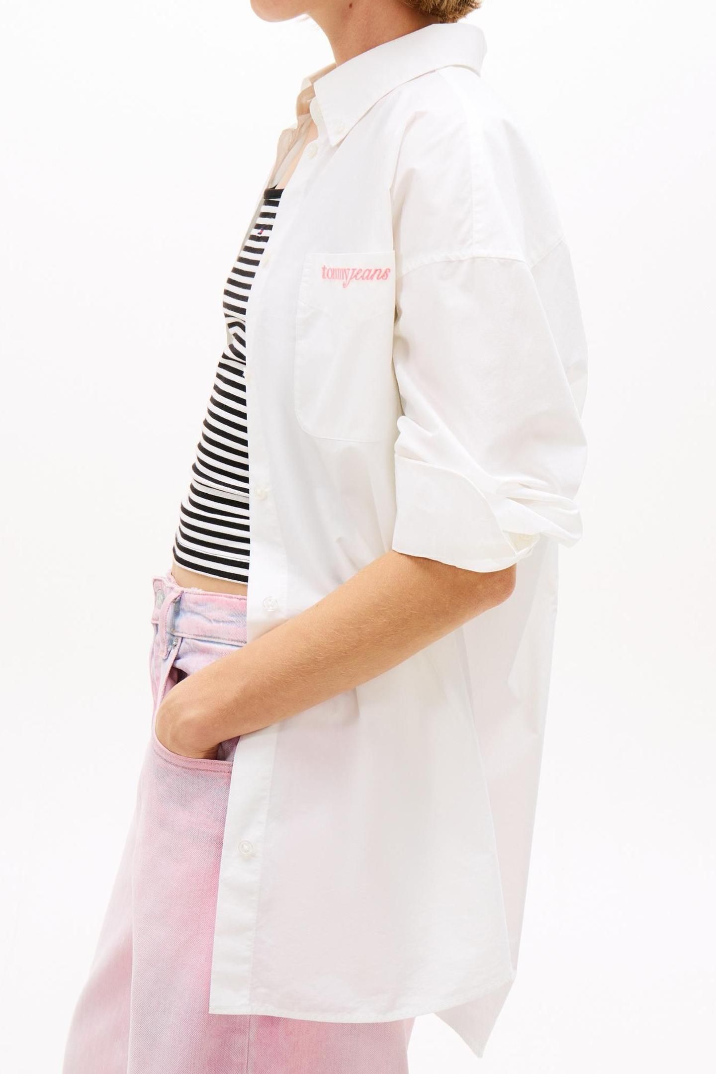 TJW OVS POPLIN SHIRT ECRU 4