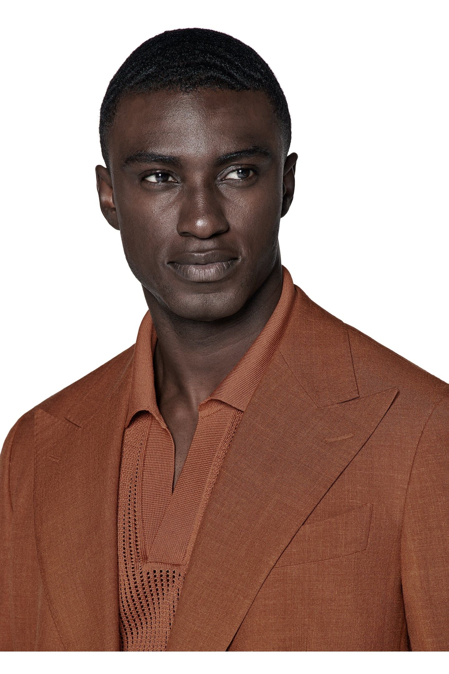 HAVANA-DARK ORANGE-WOOL SILK LINEN NESTED SUITS DARK ORANGE 9
