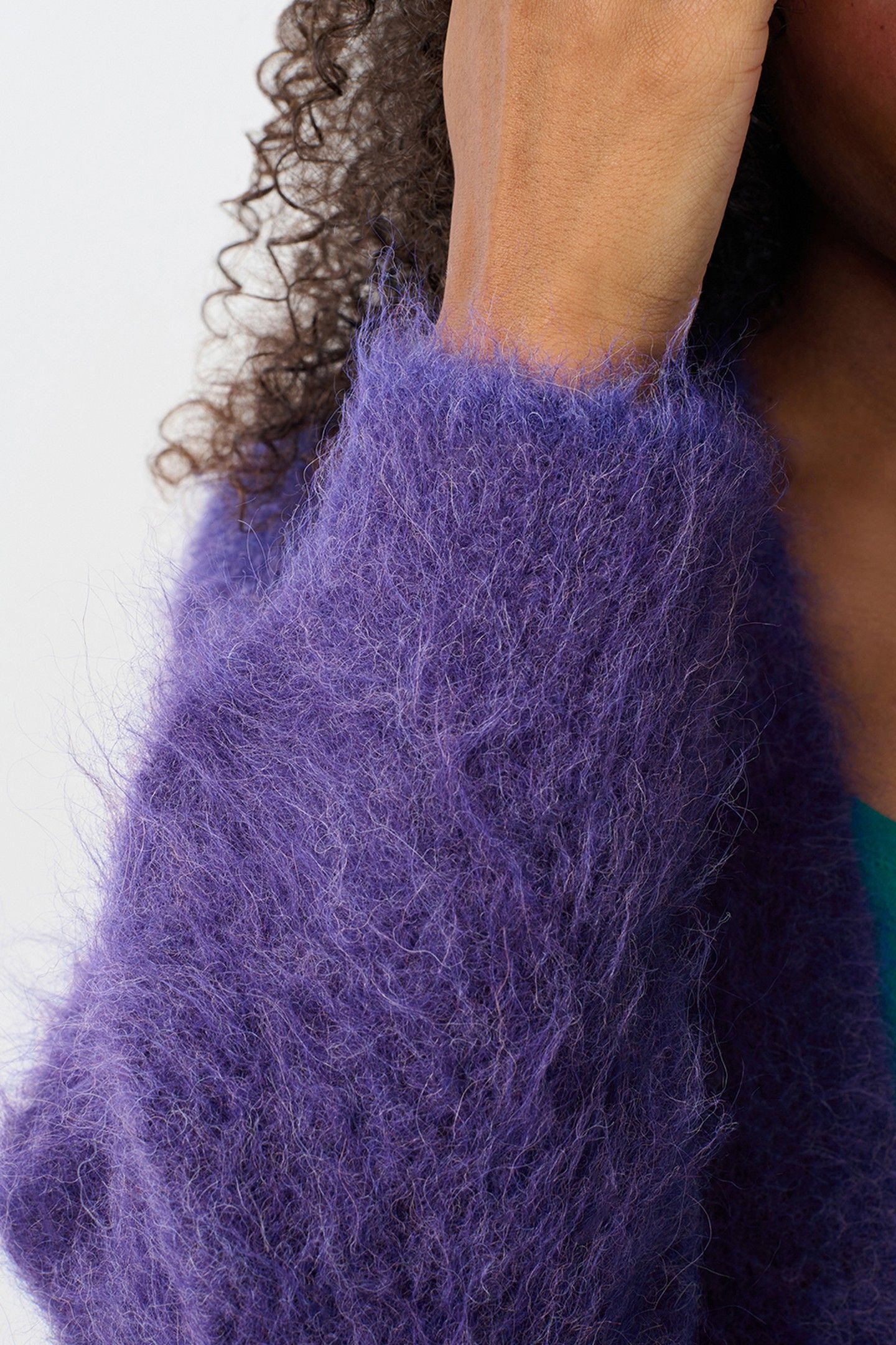BYMI CARDIGAN VIOLET CHINE 4
