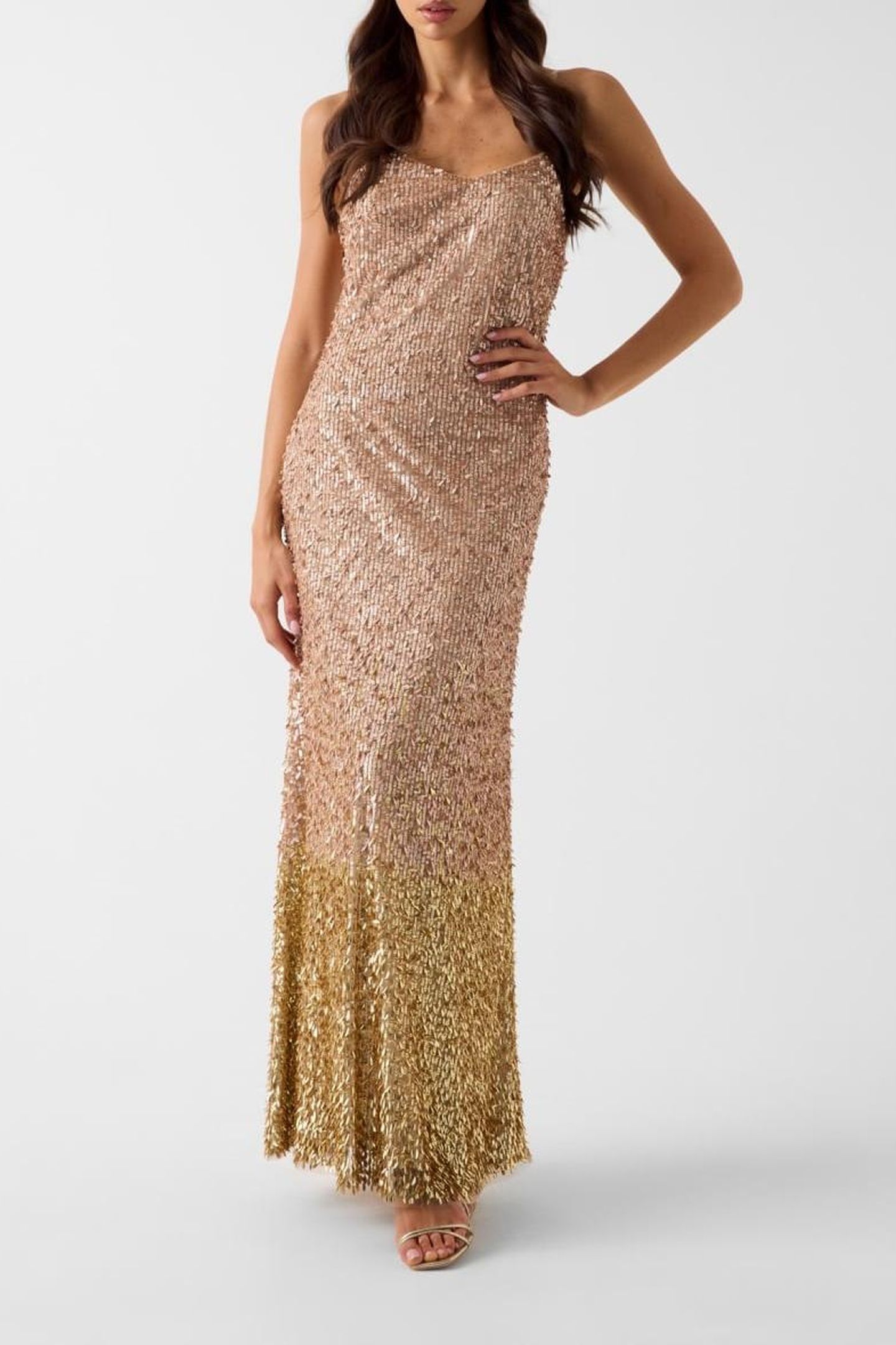 MARILYN LONG DRESS REAL GOLD 2