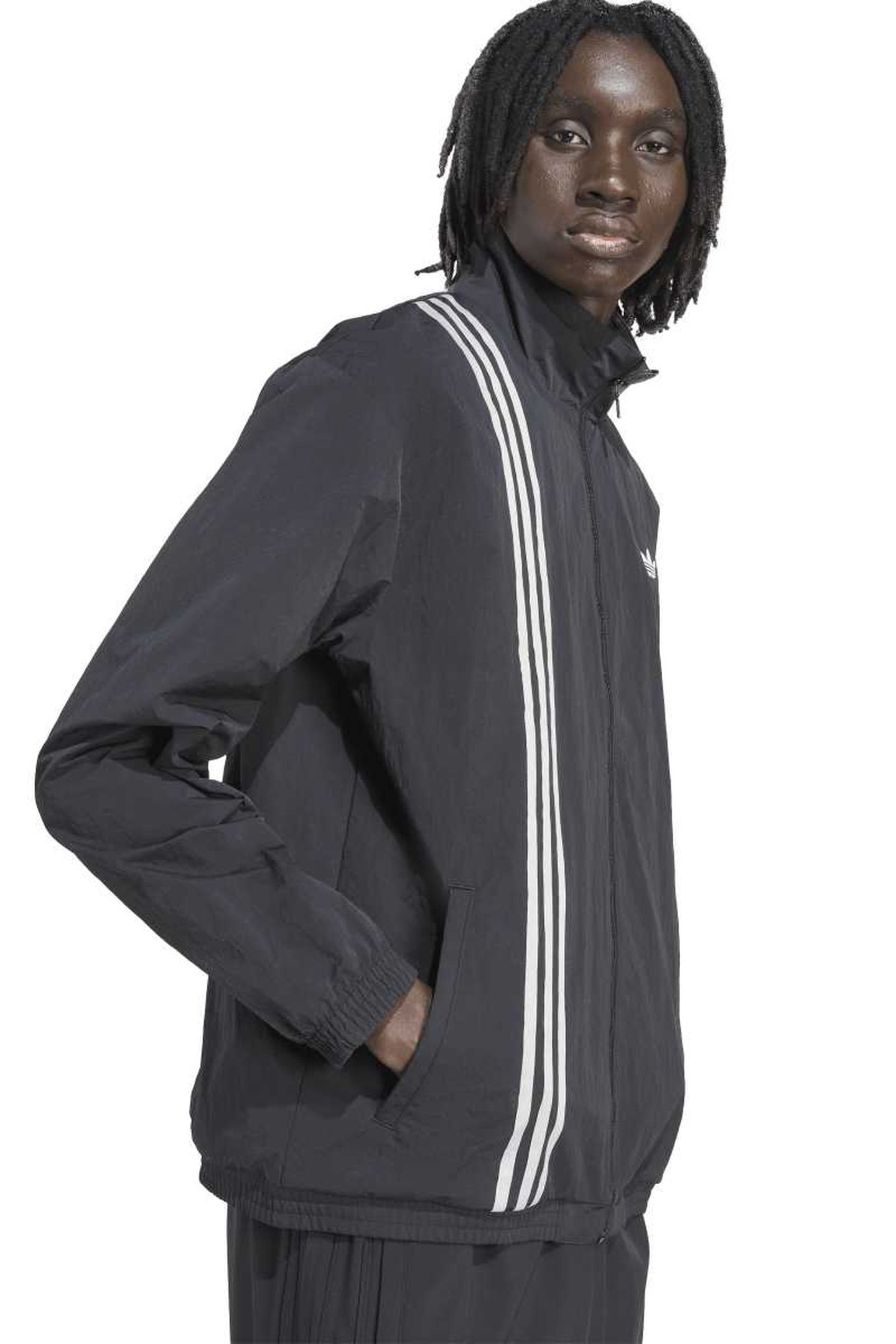 UNISEX ORIGINALS FIREBIRD FRONT STRIPES WOVEN TRACK TOP BLAC 4
