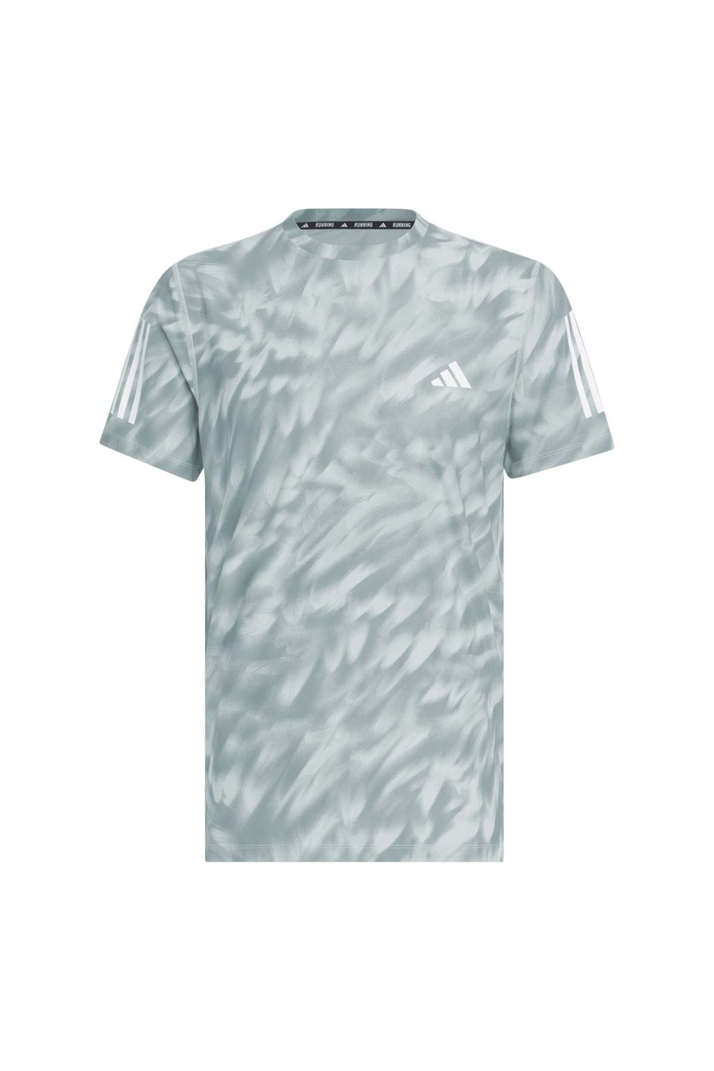 UNISEX PERFORMANCE OWN THE RUN ALLOVER PRINT T-SHIRT MINT TO 4