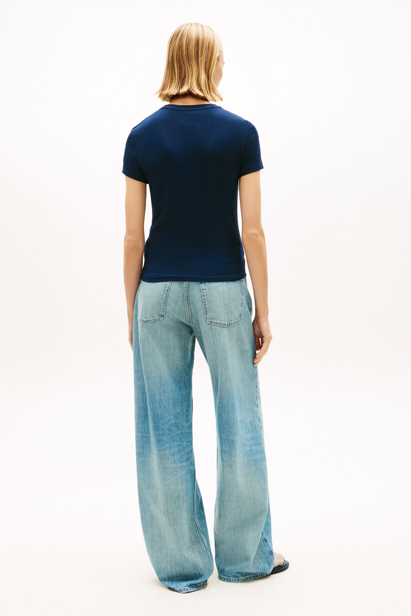 TJW SLIM LINEAR TEE DARK NIGHT NAVY 3