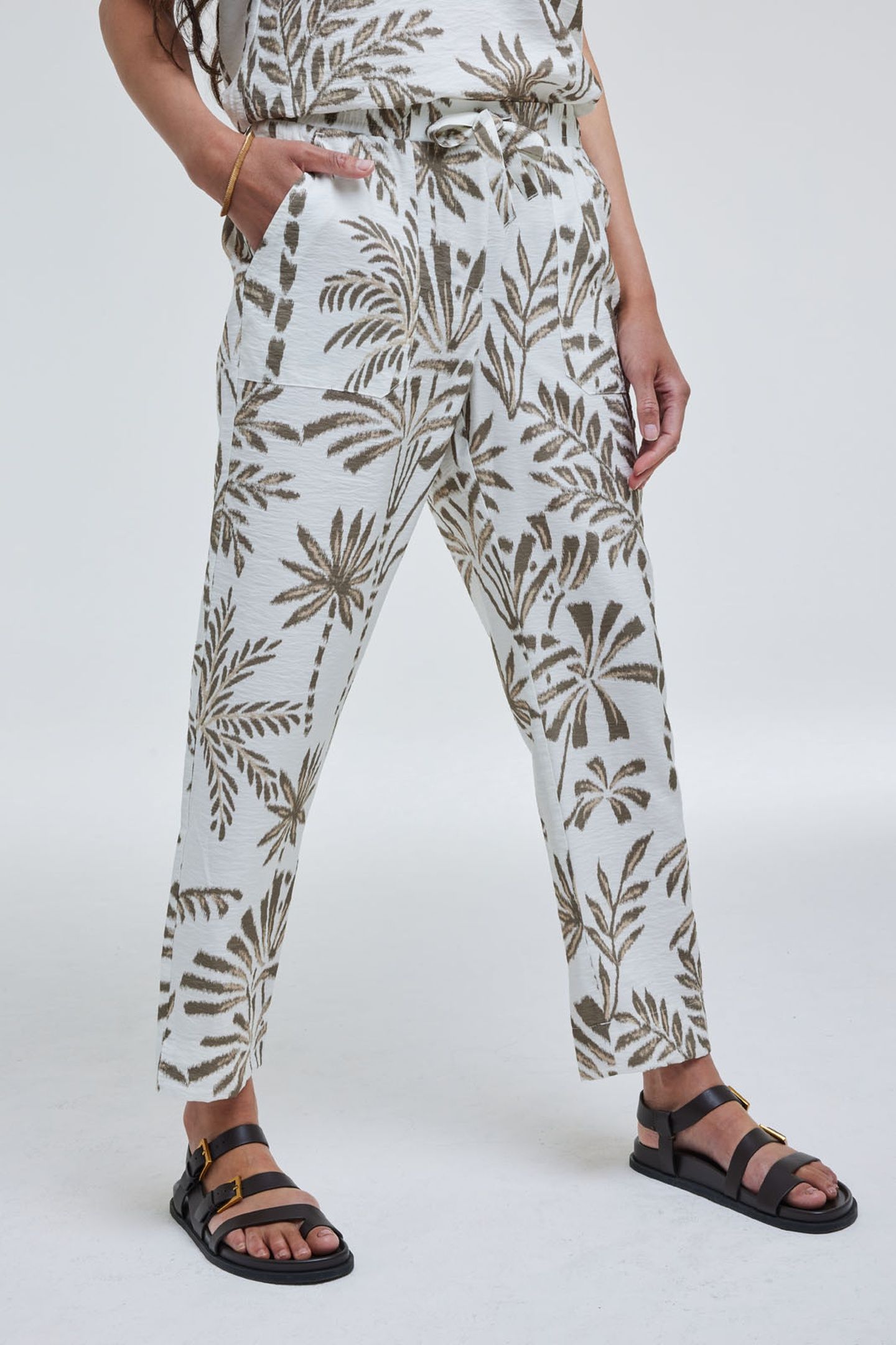 PANTS SOL OFFWHITE PALMER PRINT 1