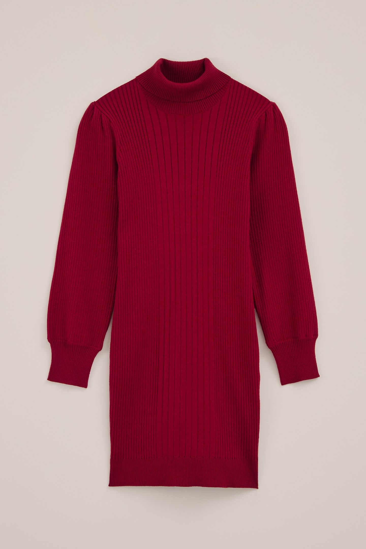 DRESS MID LENGTH VINTAGE RED 4