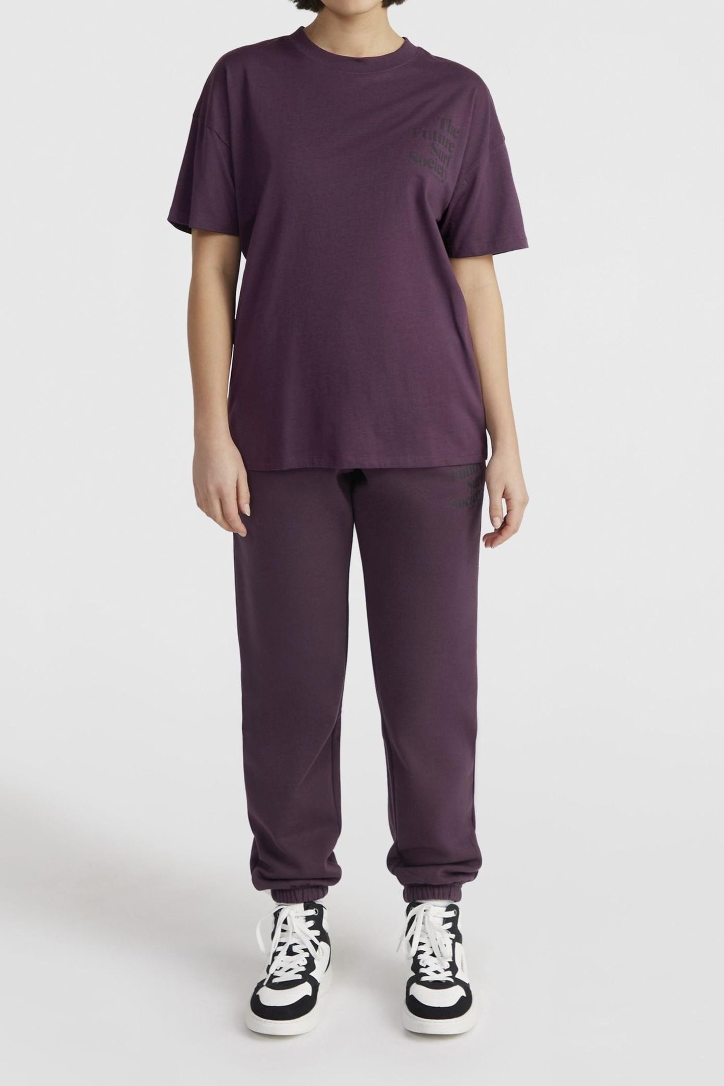 THE FUTURE SURF SOCIETY T-SHIRT AUBERGINE 2