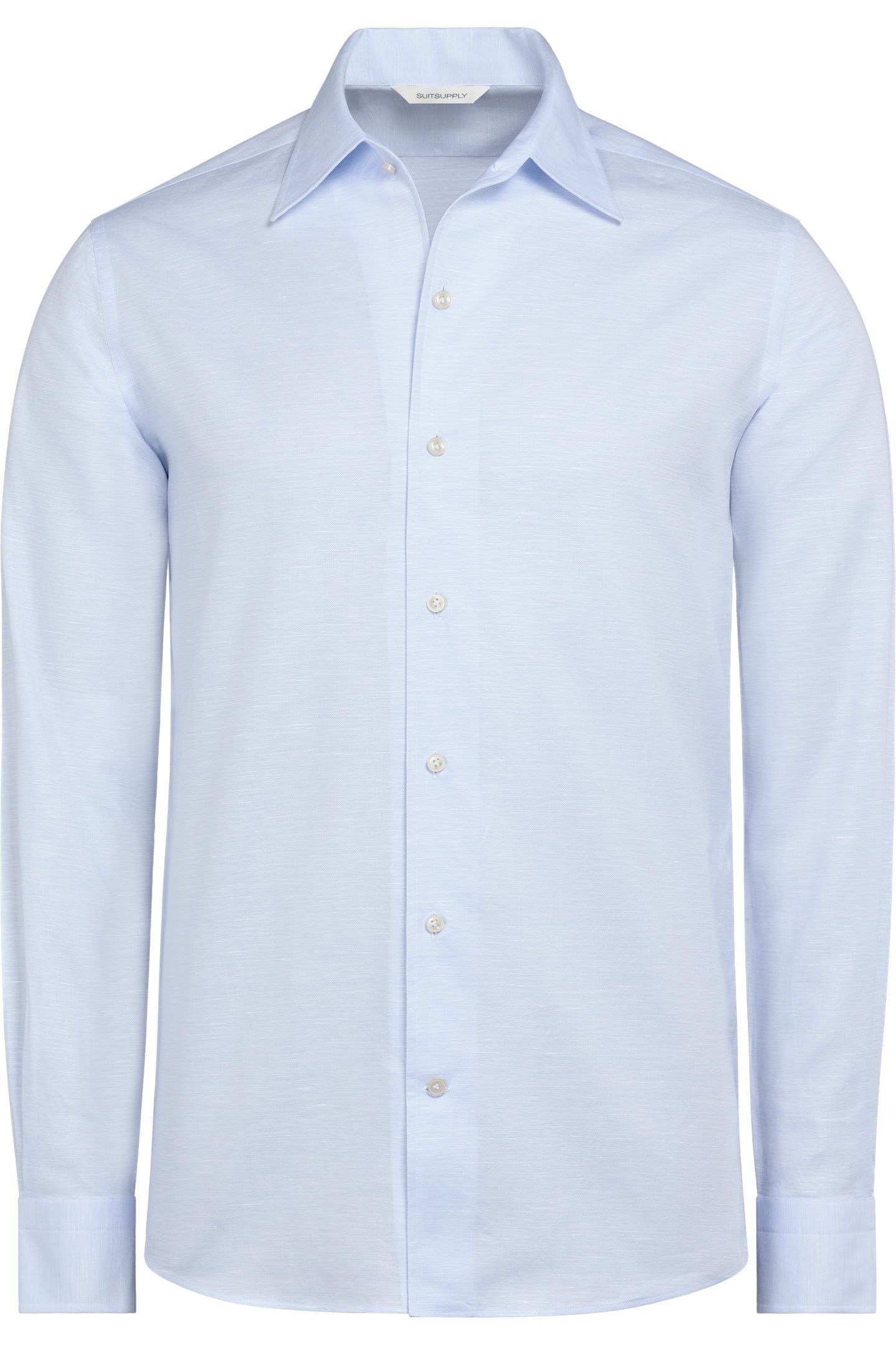 ONE-PIECE LIGHT BLUE CO/LI FORMAL SHIRTS LIGHT BLUE 7