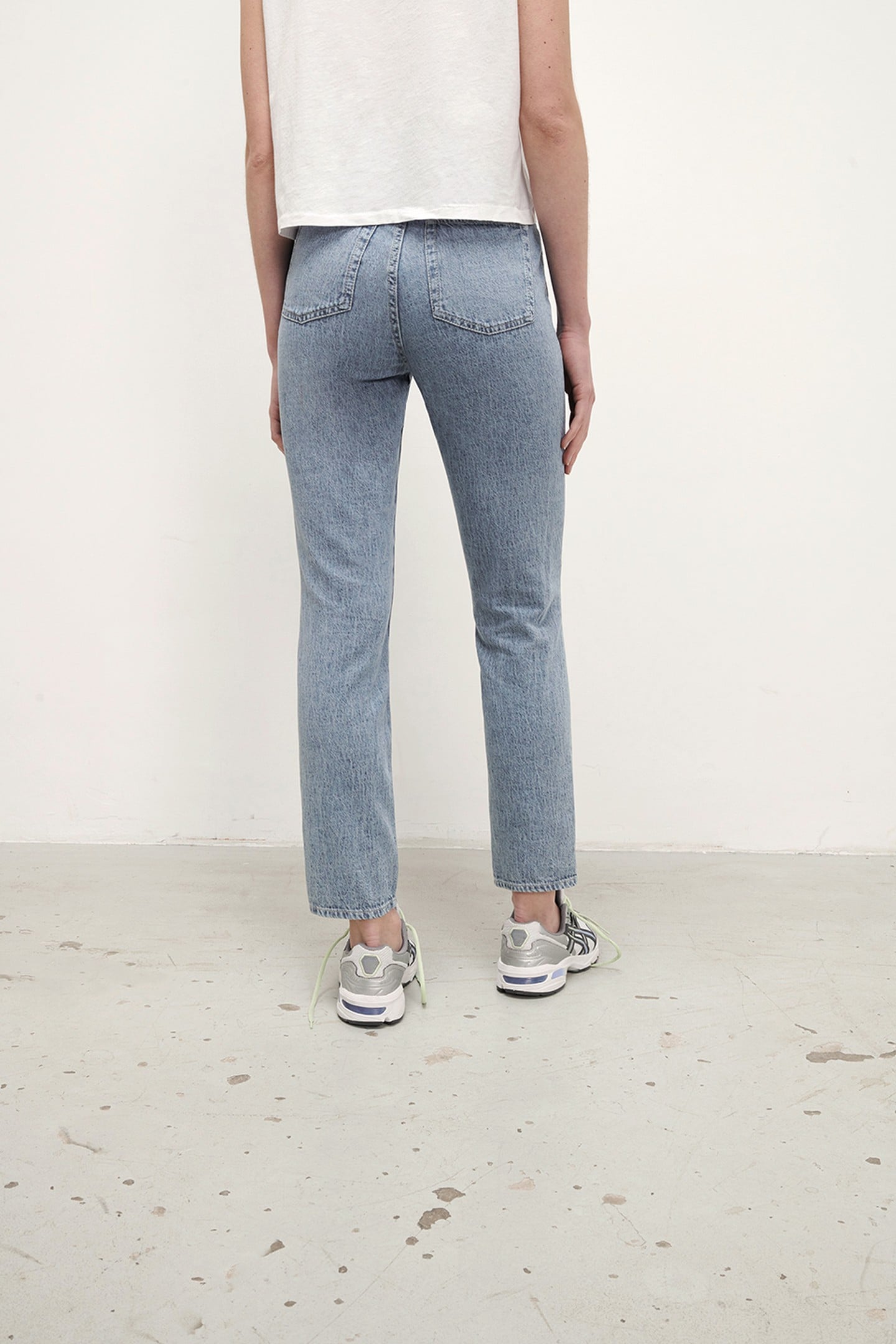 FYBEE 5 POCKETS JEANS BLEU STONE 4