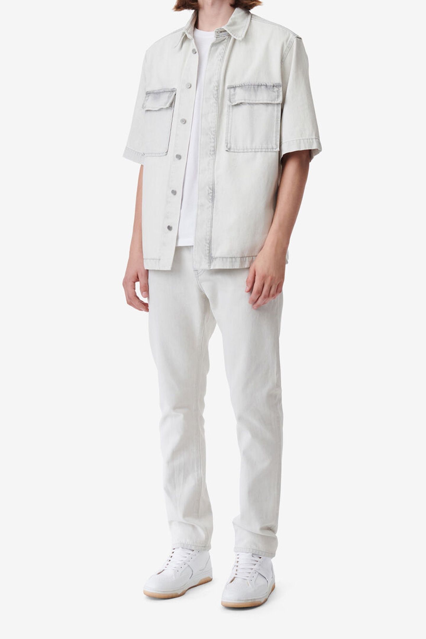 DAXOES TROUSER BLEACHED GREY 2