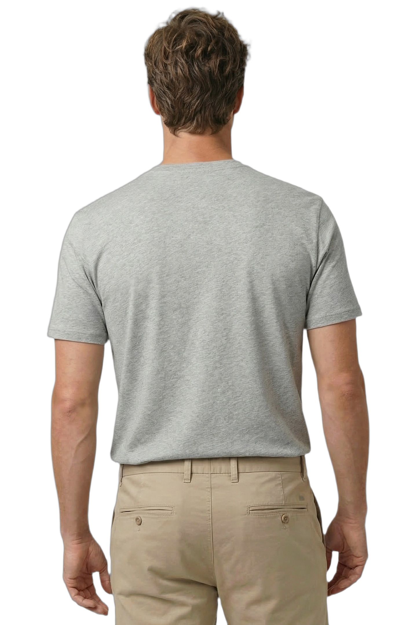 ESSENTIAL MCG EMBR T-SHIRT MEDIUM GREY MELANGE 2