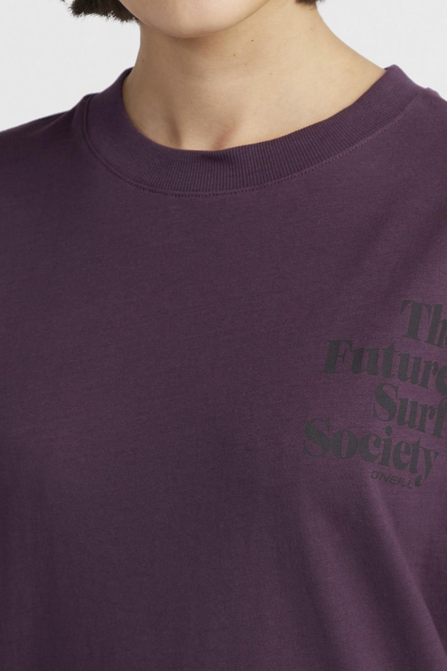 THE FUTURE SURF SOCIETY T-SHIRT AUBERGINE 6