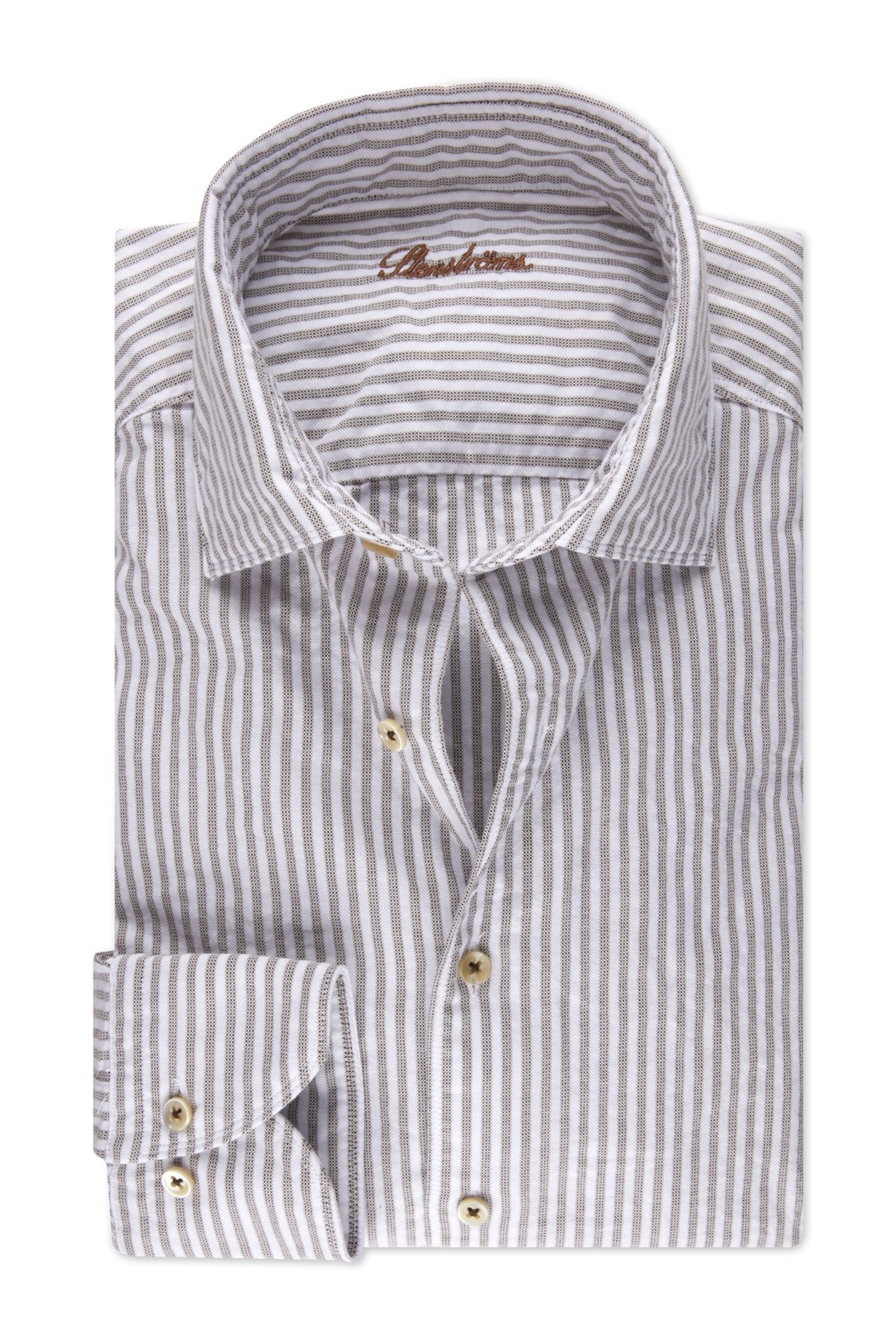 FITTED BODY/72, RC CUFF, SPORT BROWN STRIPE 1