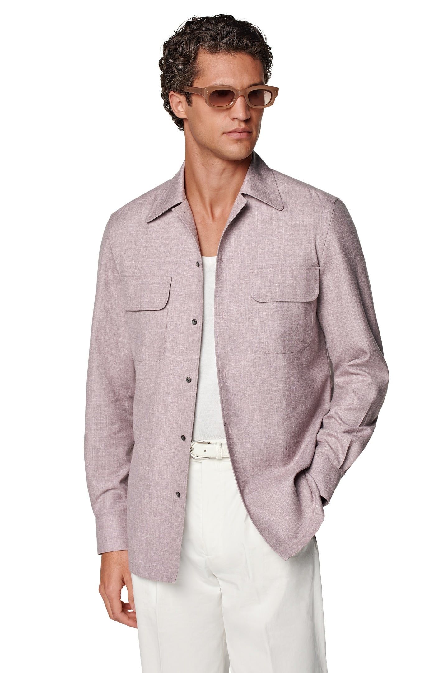 SHIRT-OVERSHIRT-WSLORCHID CASUAL SHIRTS PURPLE 3