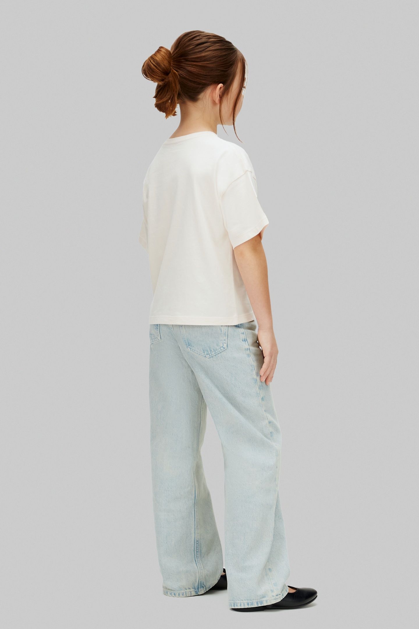 GIRLS CK BRIDGE GRAPHIC SS T-SHIRT PEARL 4